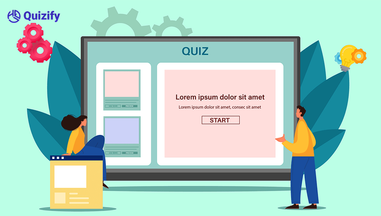 Easy Quiz Builder Interface