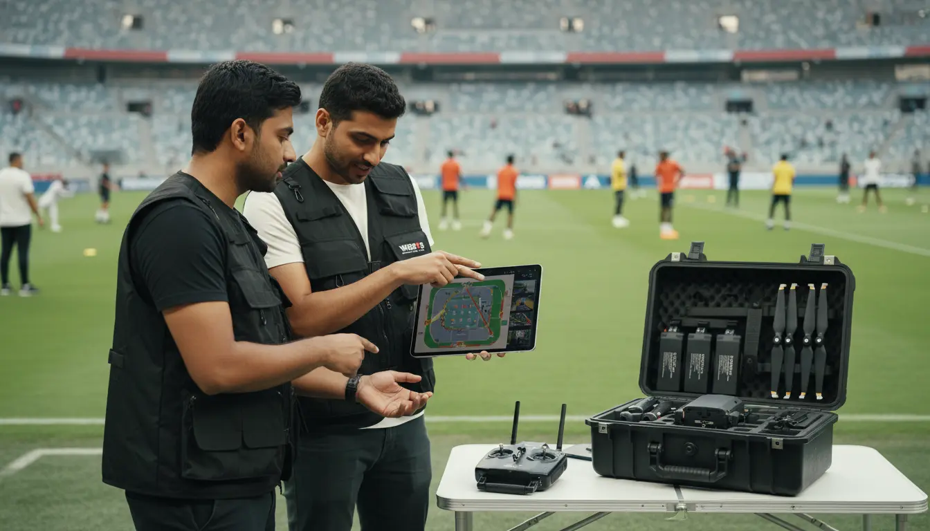 Drone photography for events