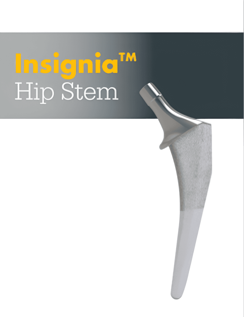 nsignia Hip Stem design showcasing advanced technology for improved surgical outcomes in orthopedics