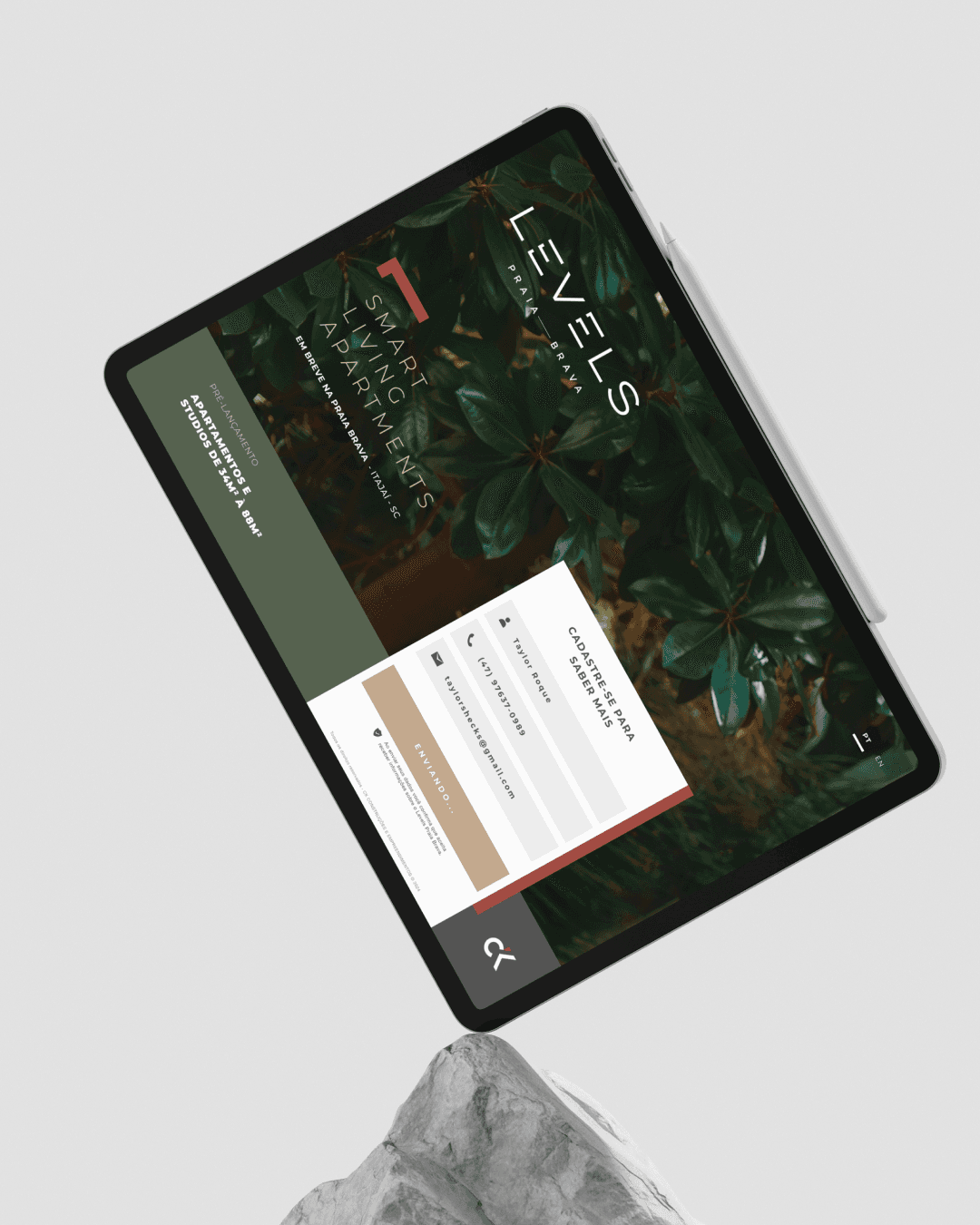 Levels Praia Brava | Landing Page