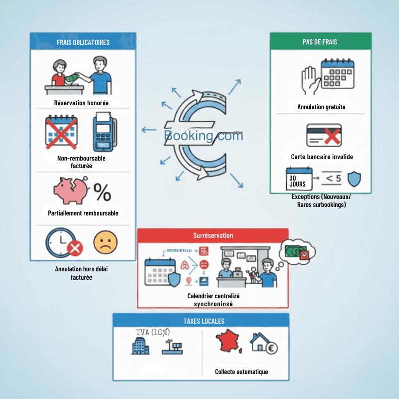 explication frais booking.com