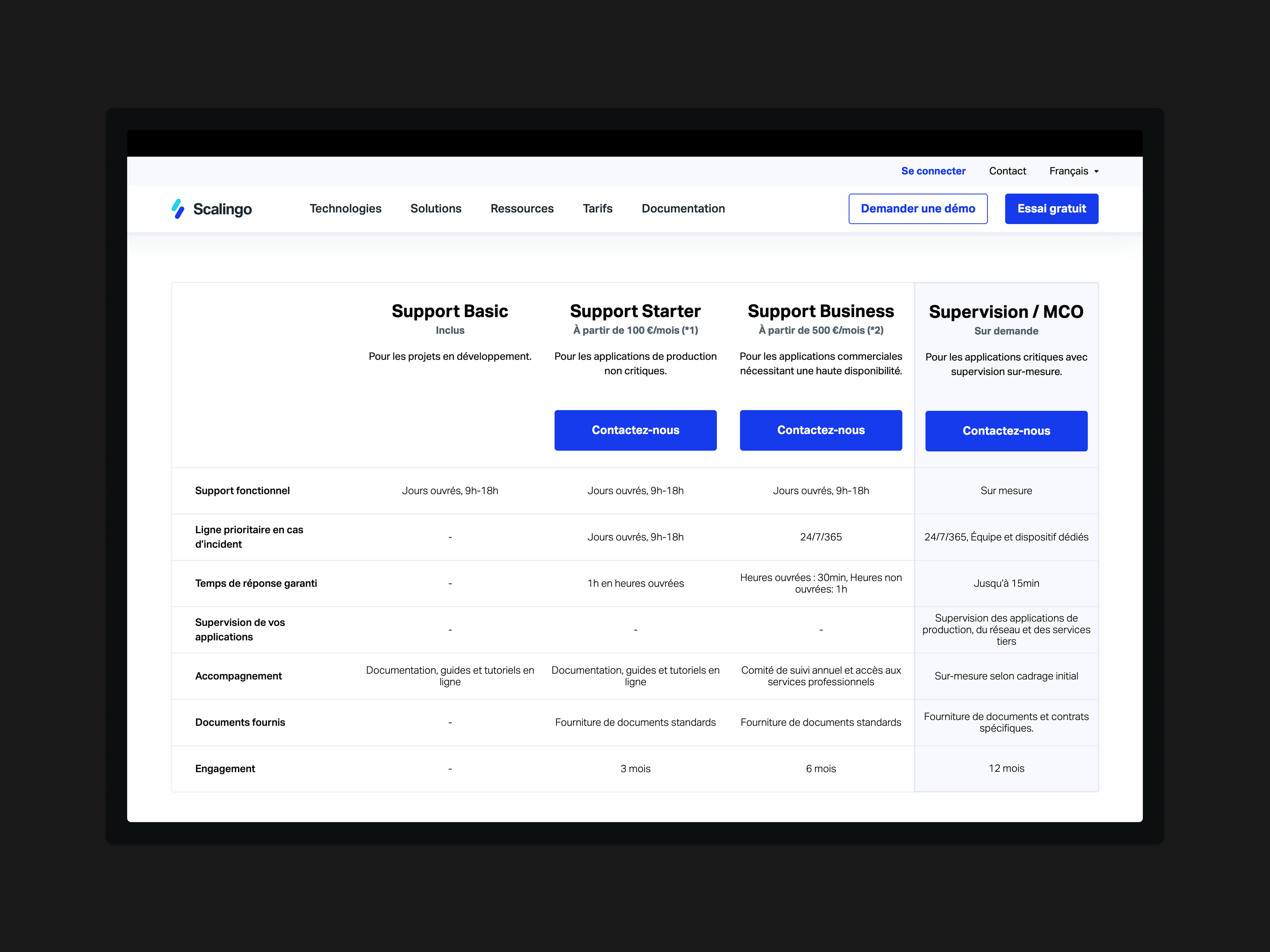 Les nouvelles offres de support de Scalingo