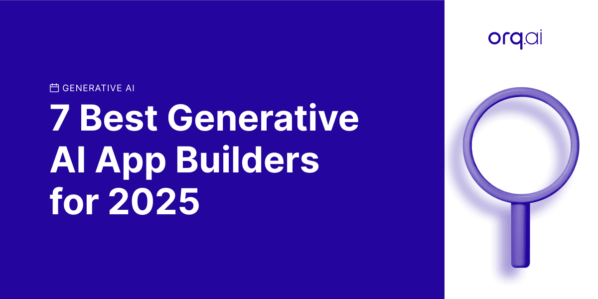 Featured image for article on best generative ai app builders