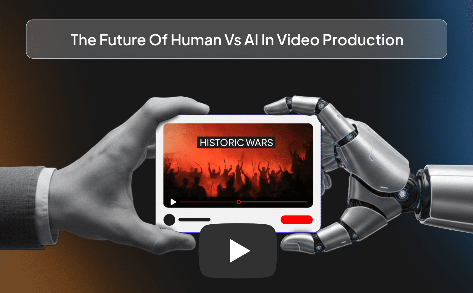 The future of human vs AI in video production