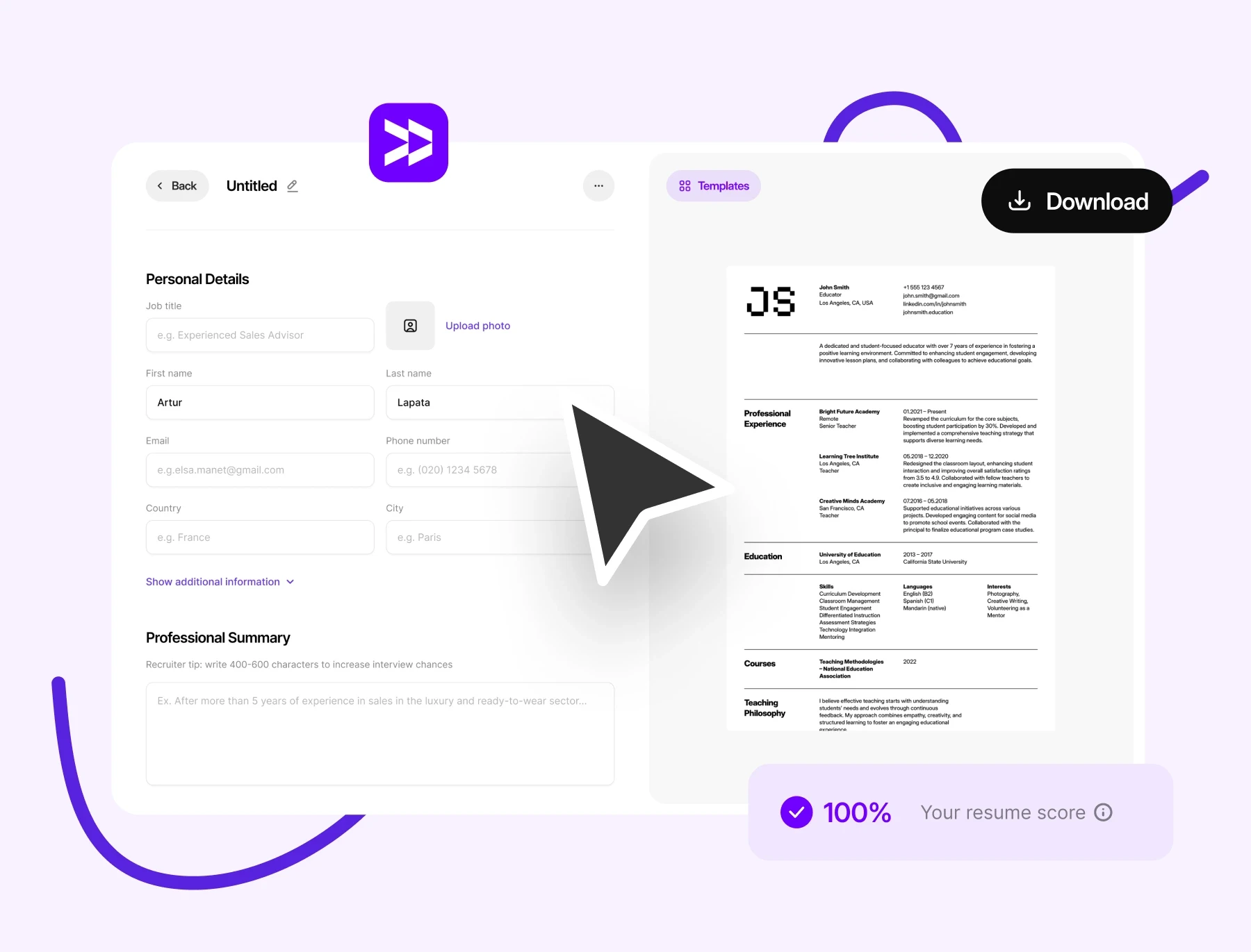 Online resume builders for 2025