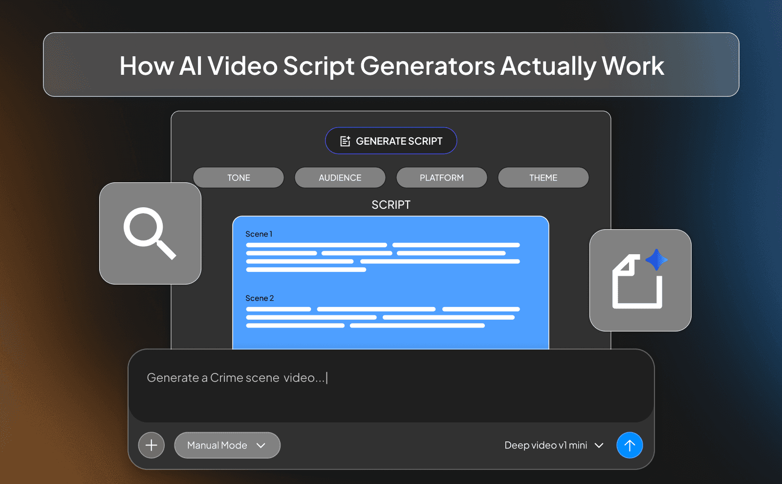 How AI video script generators actually work