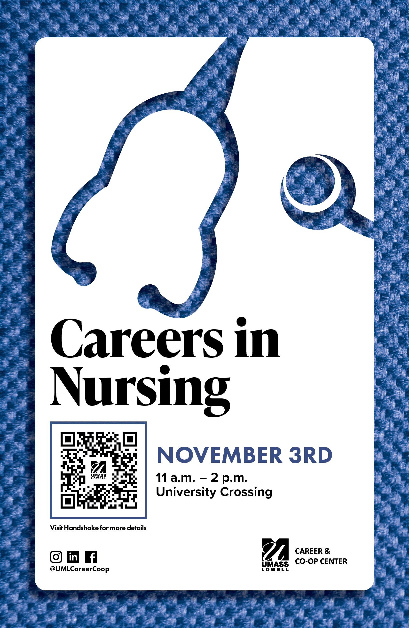 Fall career fair poster, Careers in Nursing