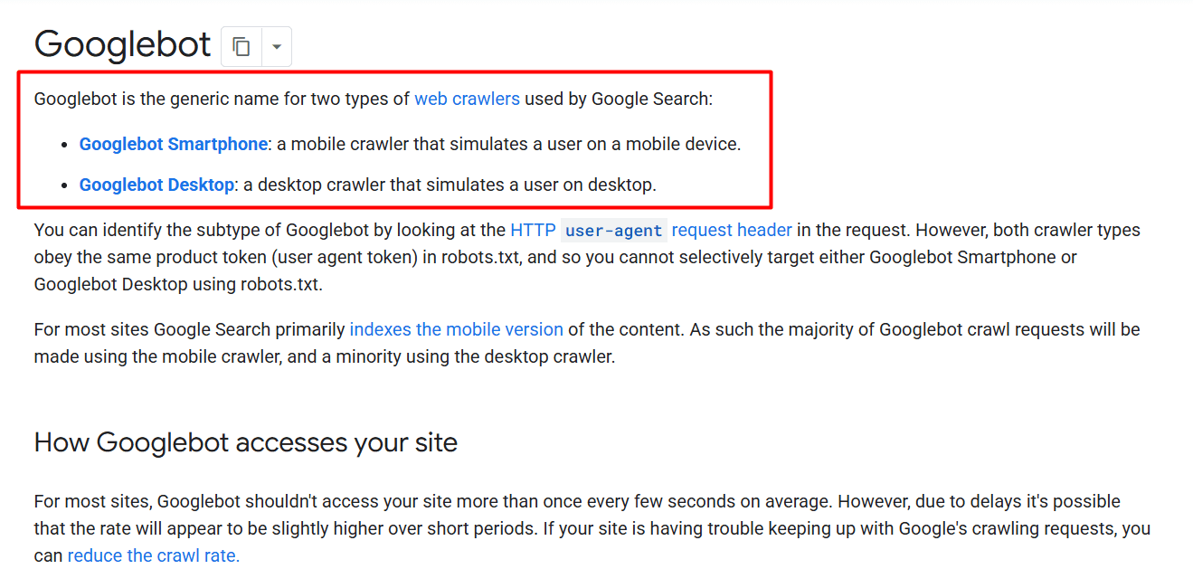 Googlebot explained