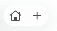 The Home and new-session plus buttons in the top toolbar.