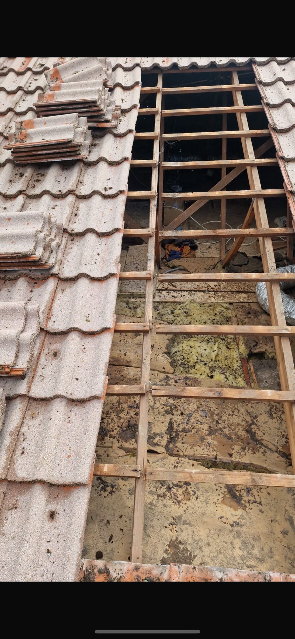 Isolation toiture sarking pose panneaux rigides couvreur Lyon Entreprise Lopez