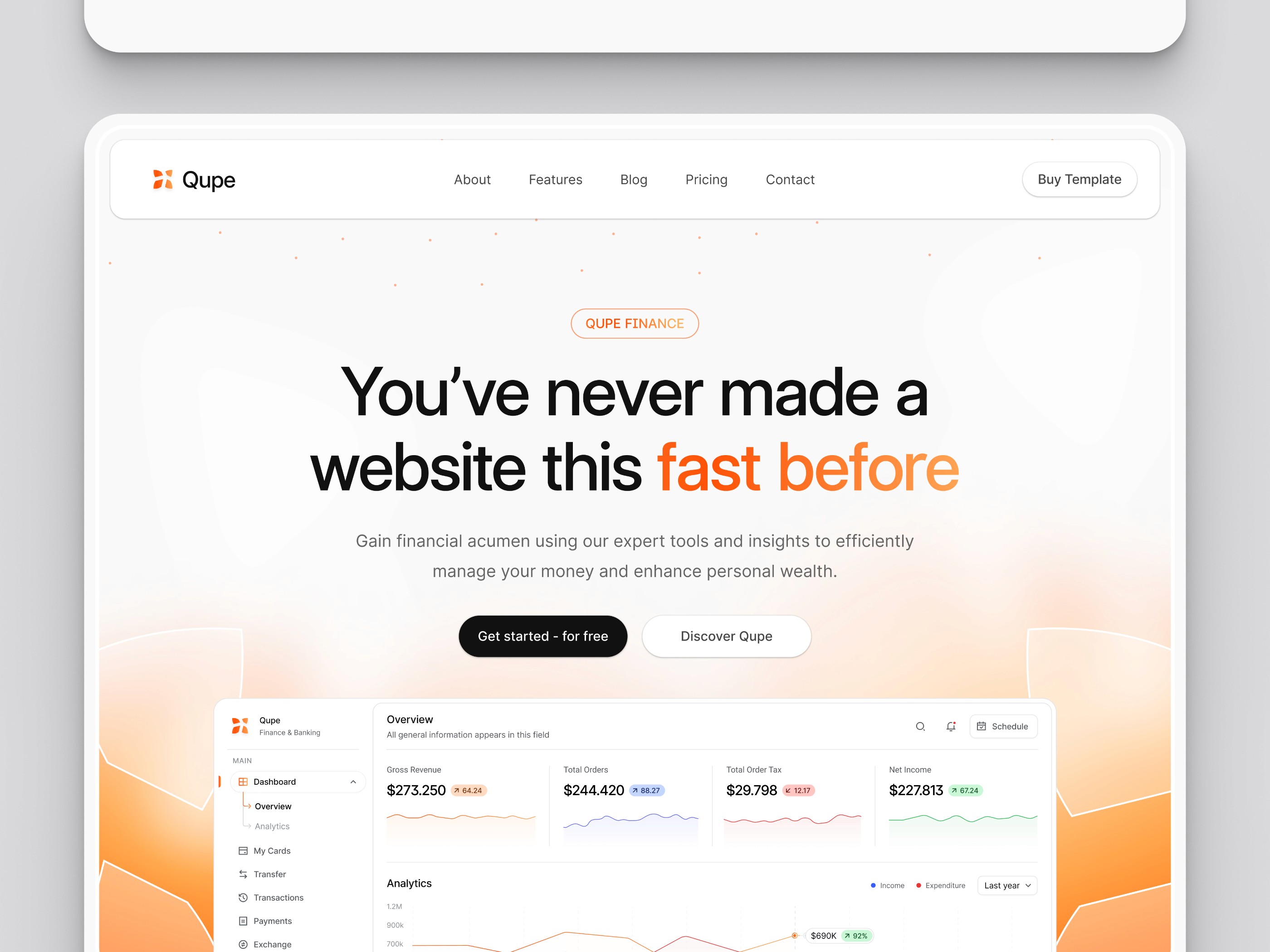 Qupe — 现代动效 SaaS 产品官网设计灵感