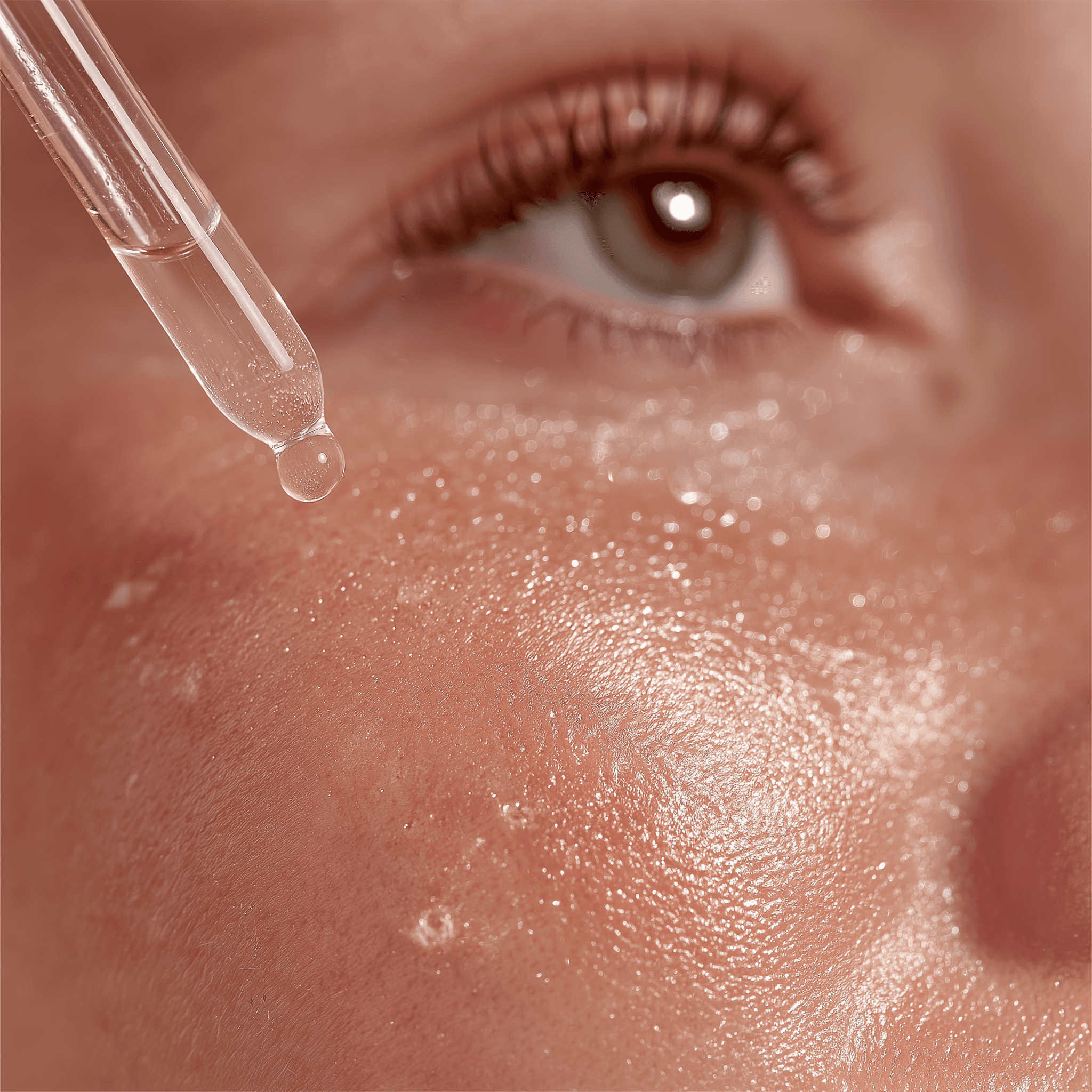 Close-up of a face, with a focus on the eye area