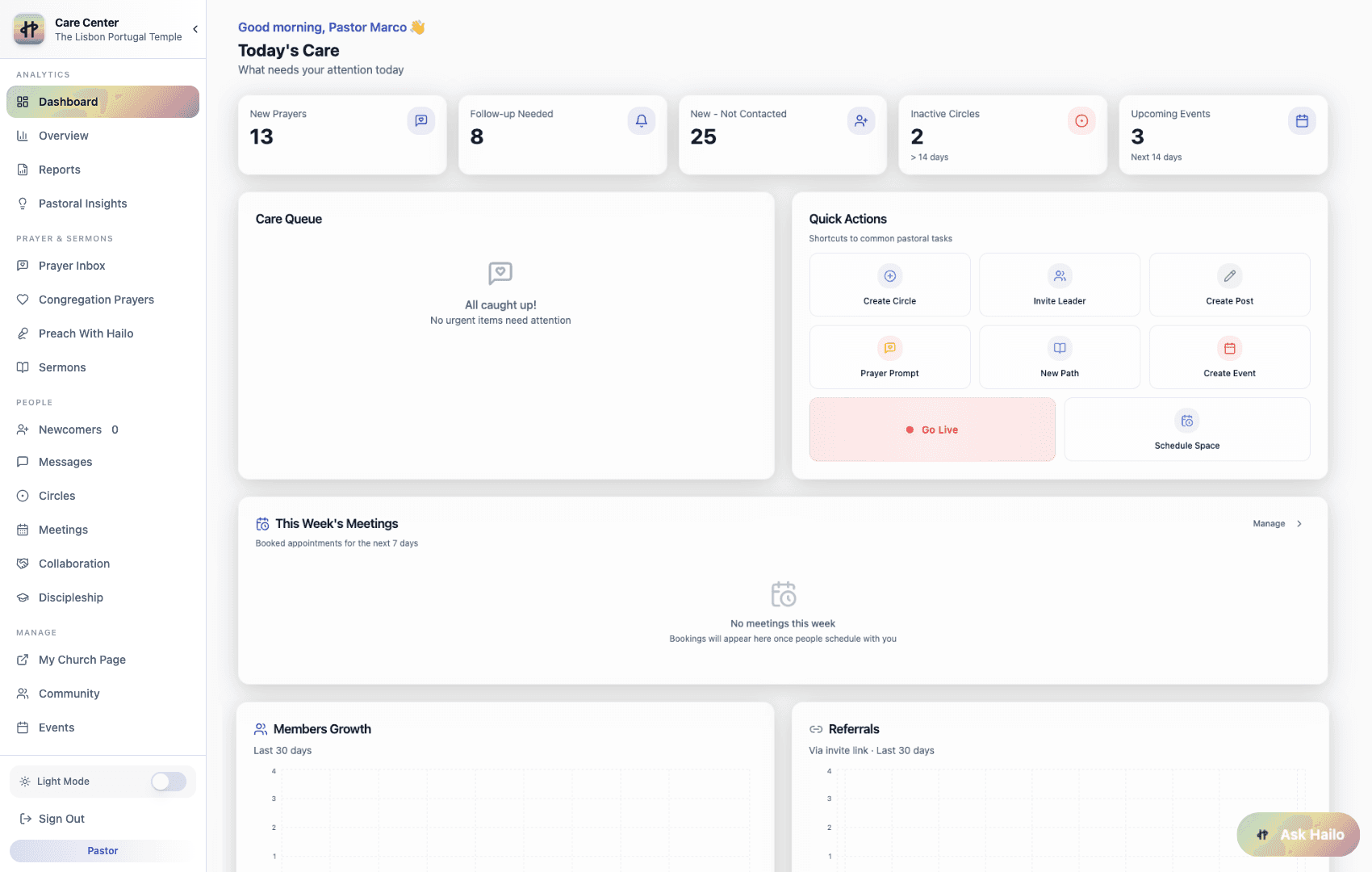 Software user interface