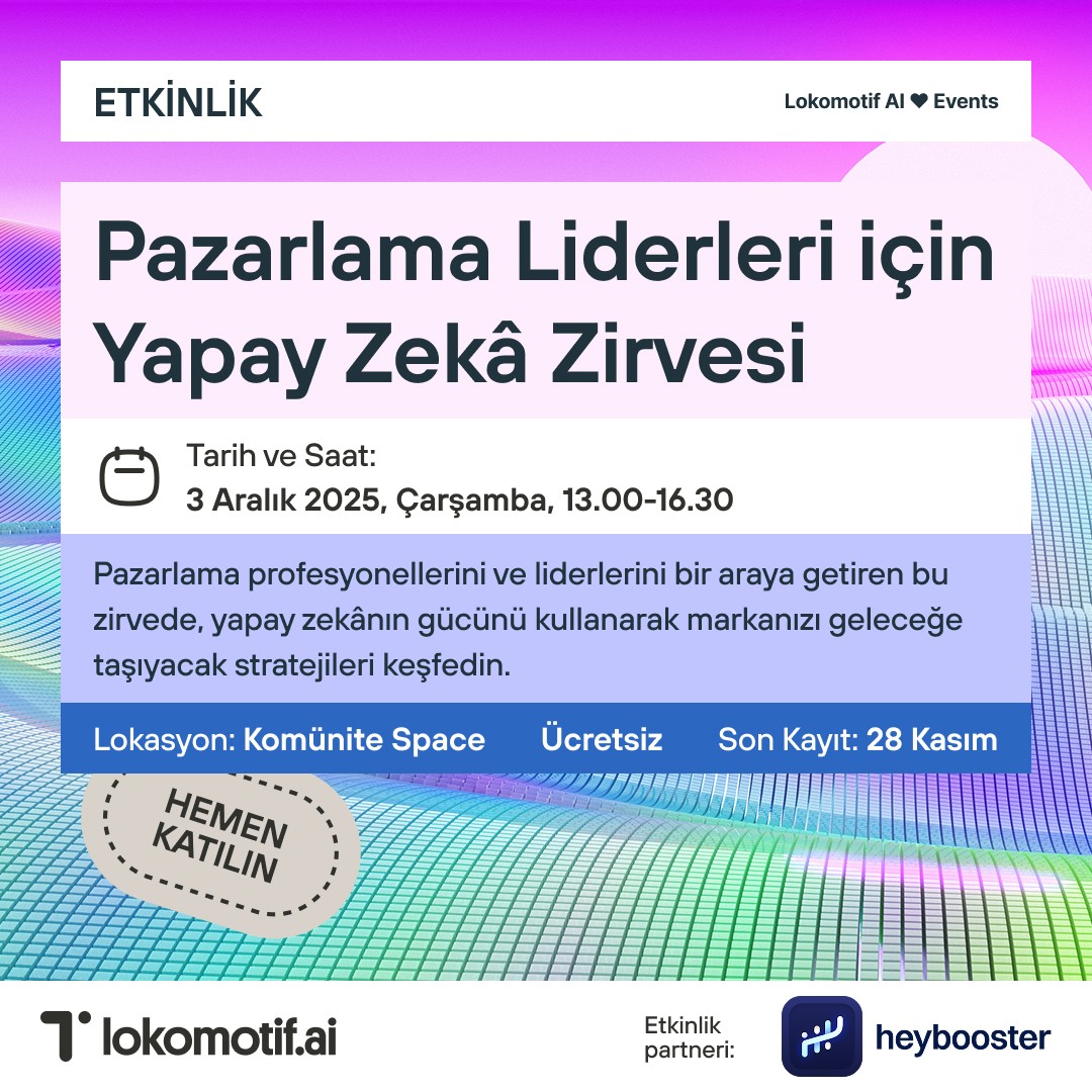 Pazarlama Profesyonelleri için Yapay Zekâ Zirvesi