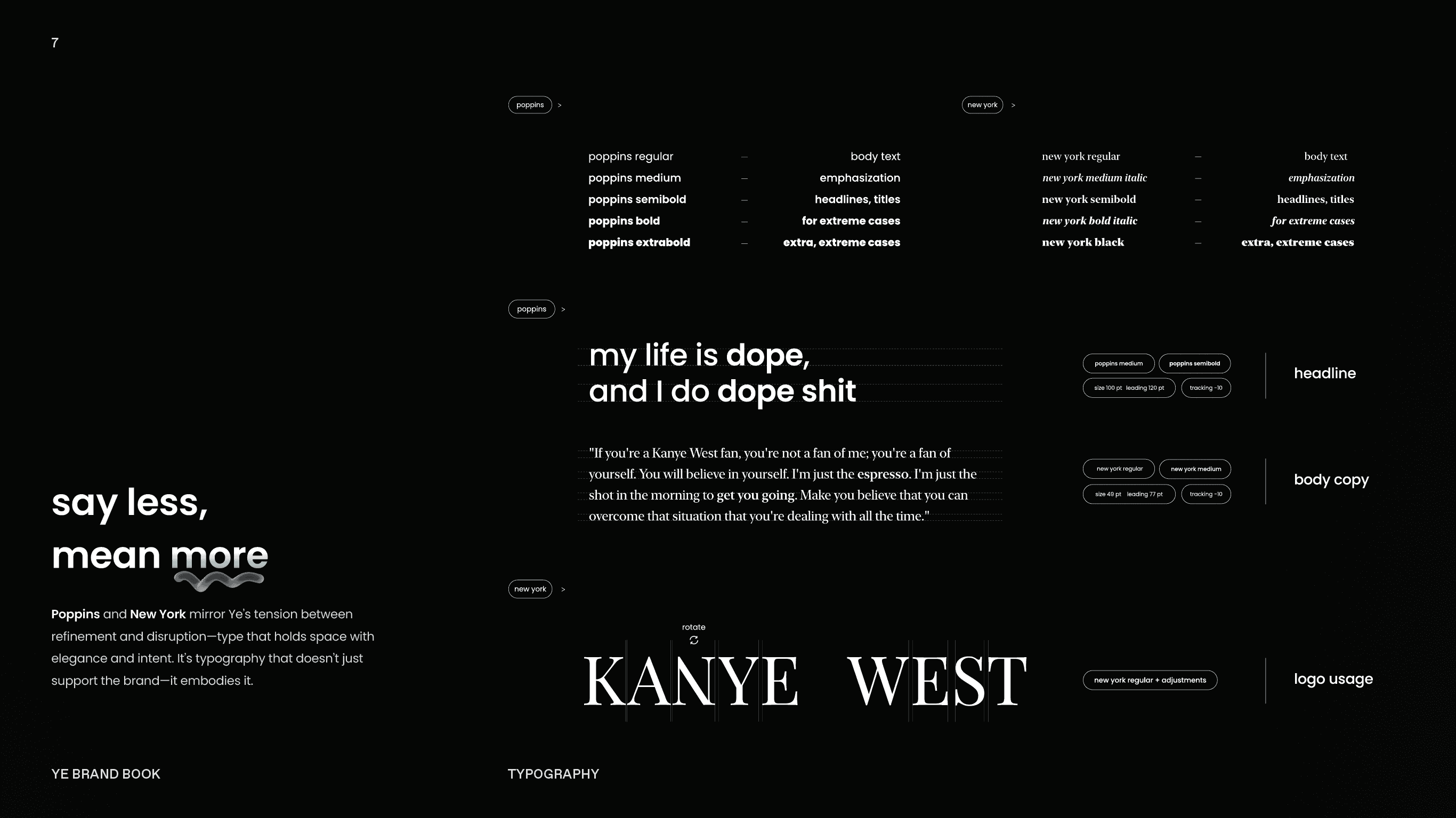 typography slide.