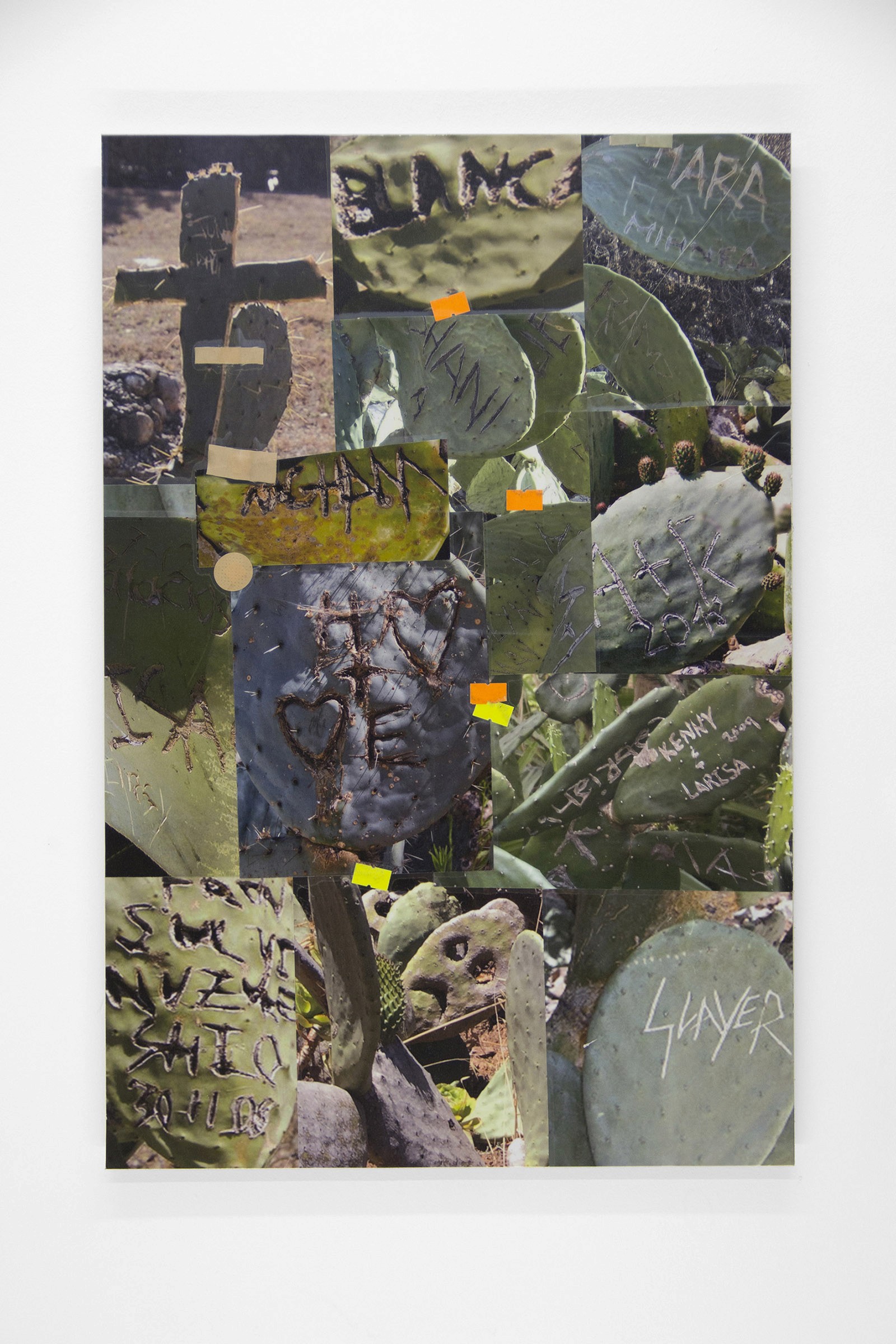 Nicholas Cheveldave artwork collage on dibond