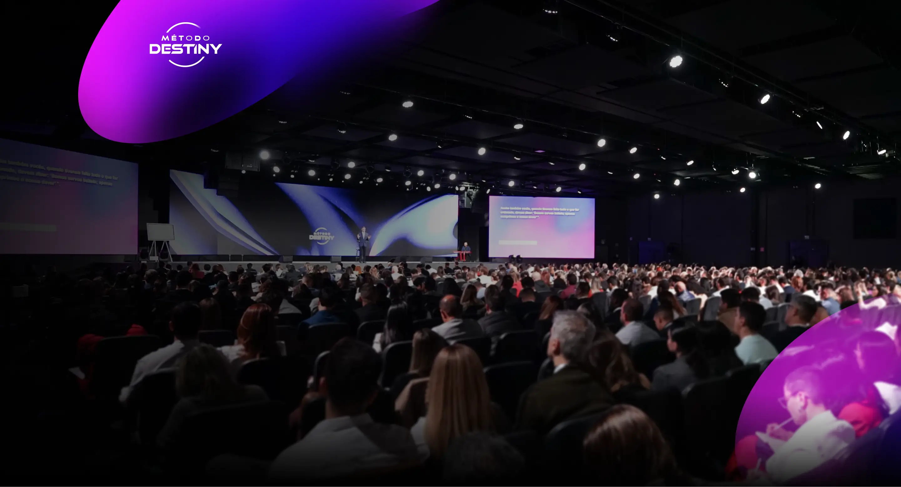 palco e plateia do metodo destiny