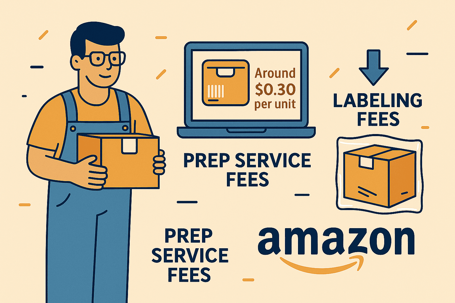 Labeling and prep service fees