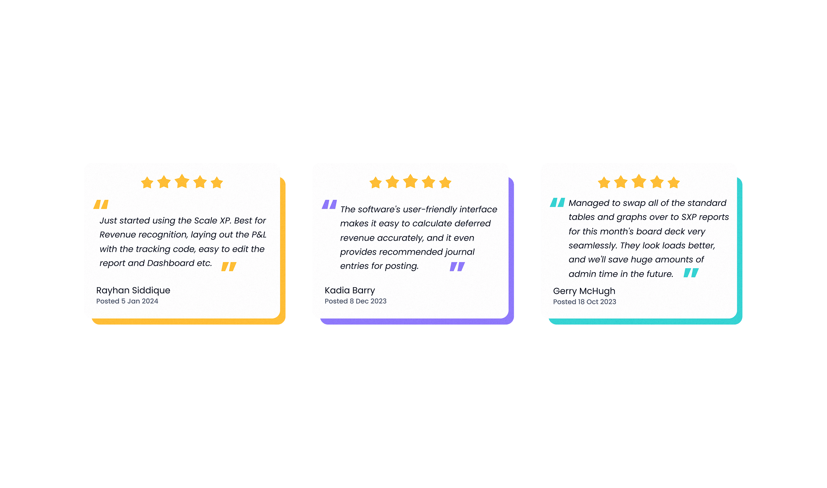 Image showing 5-star Reviews for ScaleXP