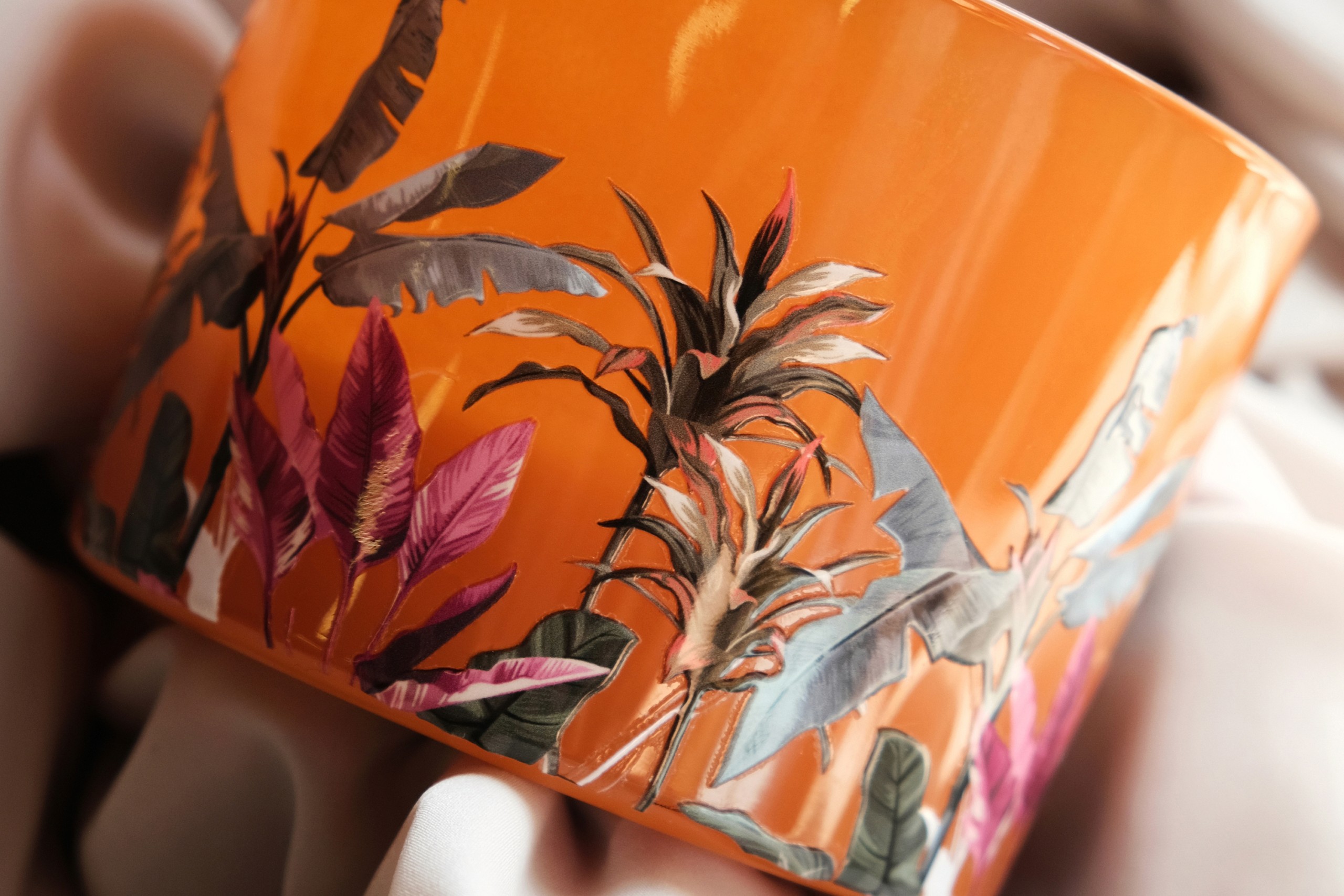 Uv dtf stickers, labels for Candle brand printed on glass with uv dtf printing.