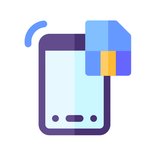 E-sim card phone chip external