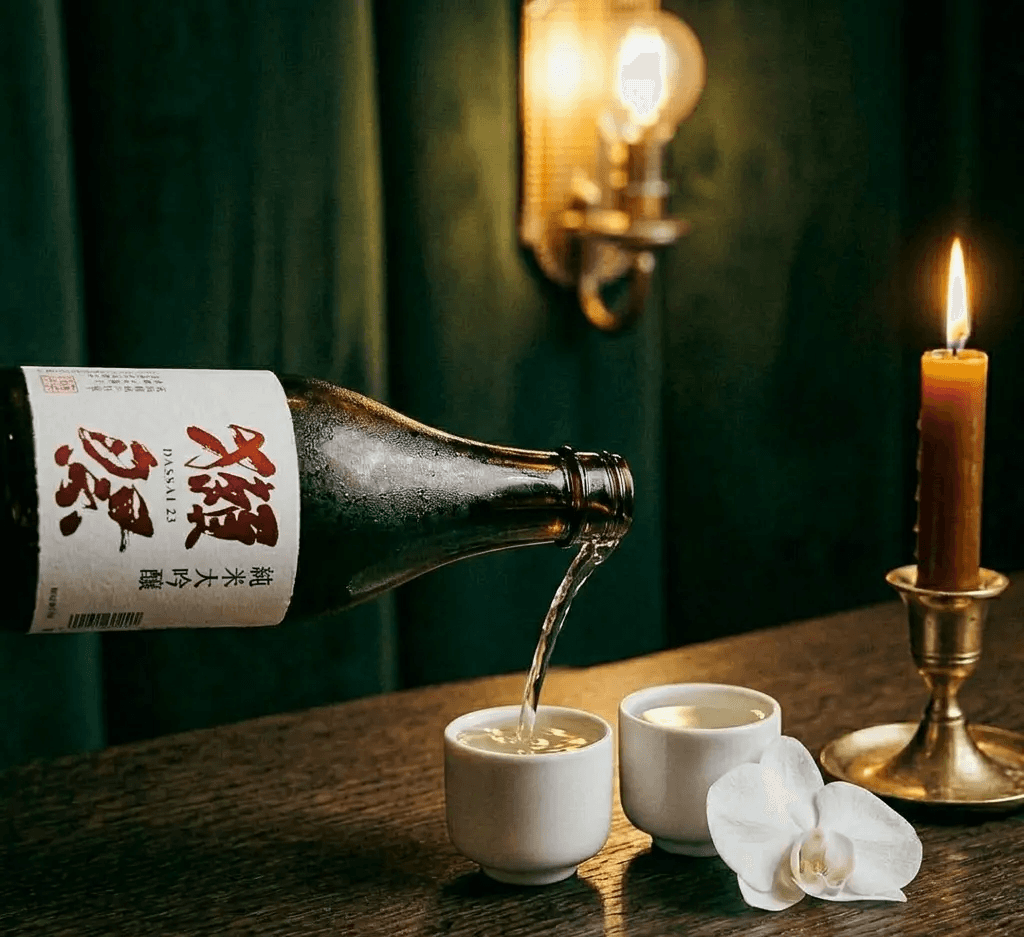 Dassai 23 Junmai Daiginjo — signature dish at Vesper