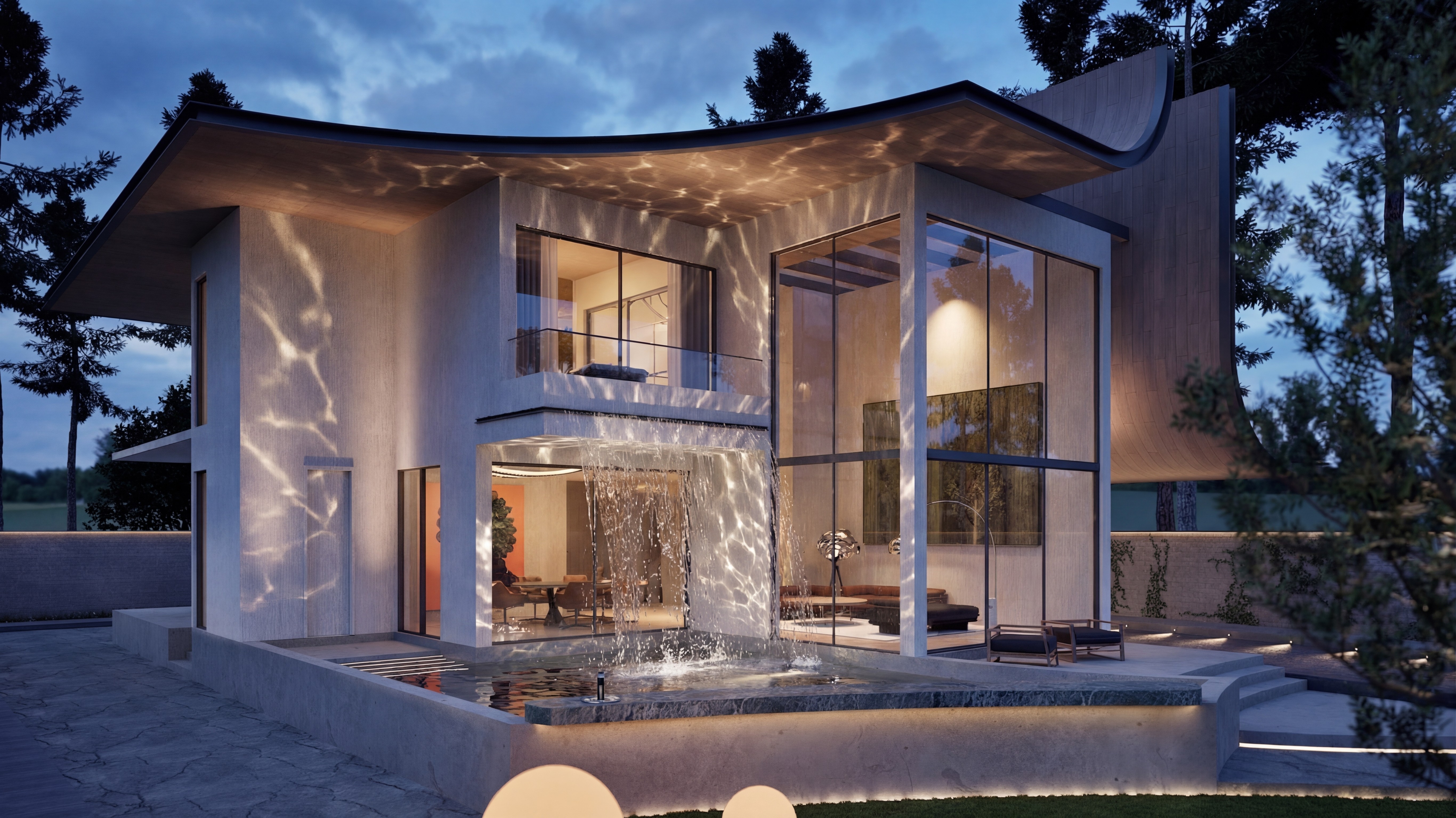 Project showcase image featuring a modern, refined interior.