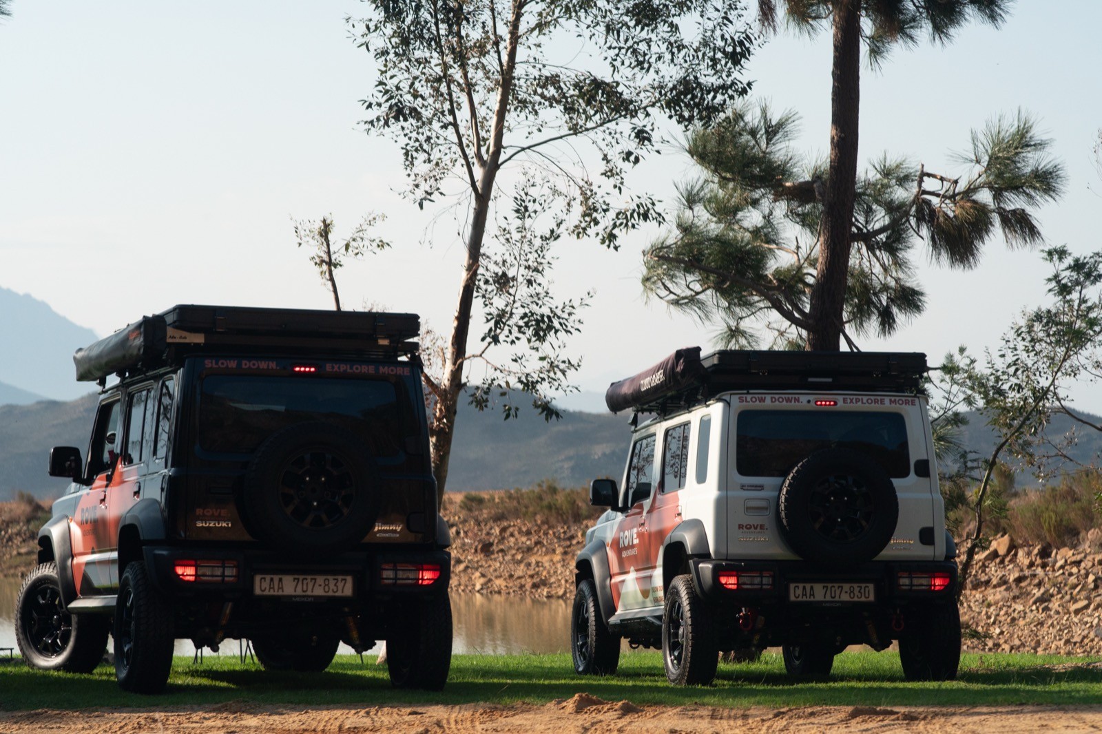 Rove Adventures 4x4 camper parked in the Western Cape landscape