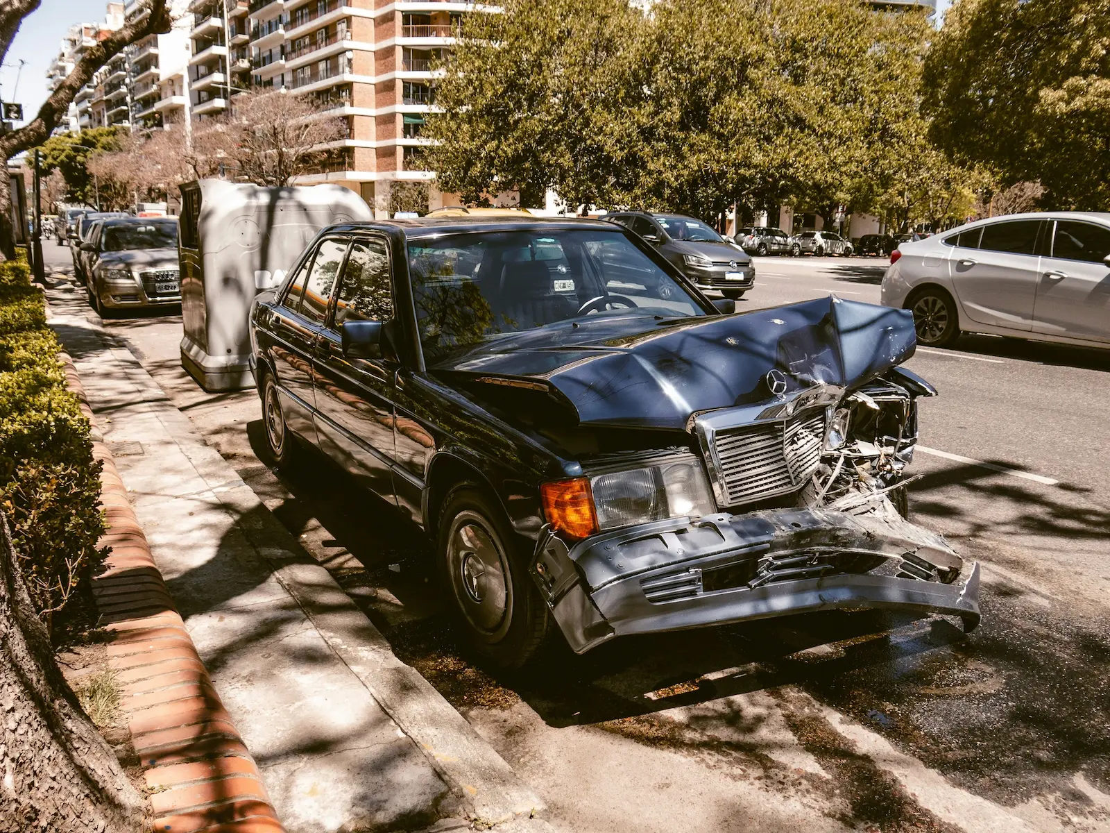 Car after an accident