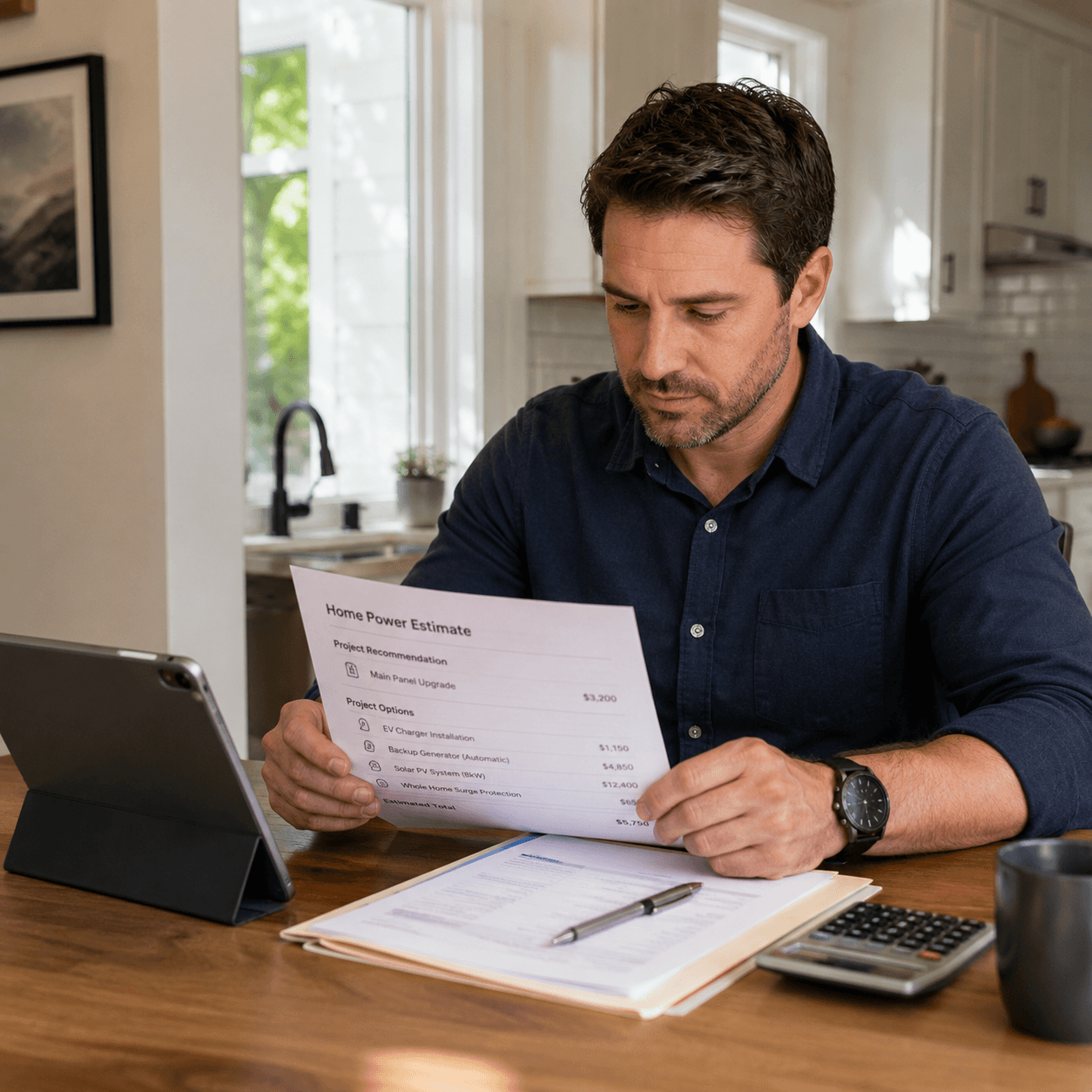 Financing approval and home improvement planning