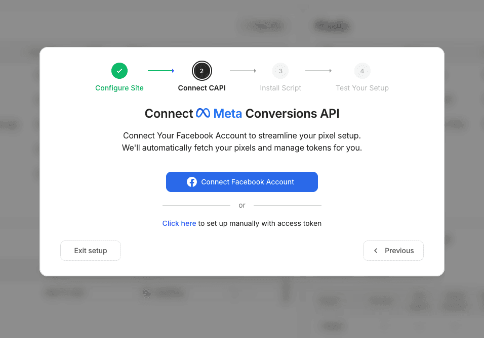 Setup Meta Conversions API