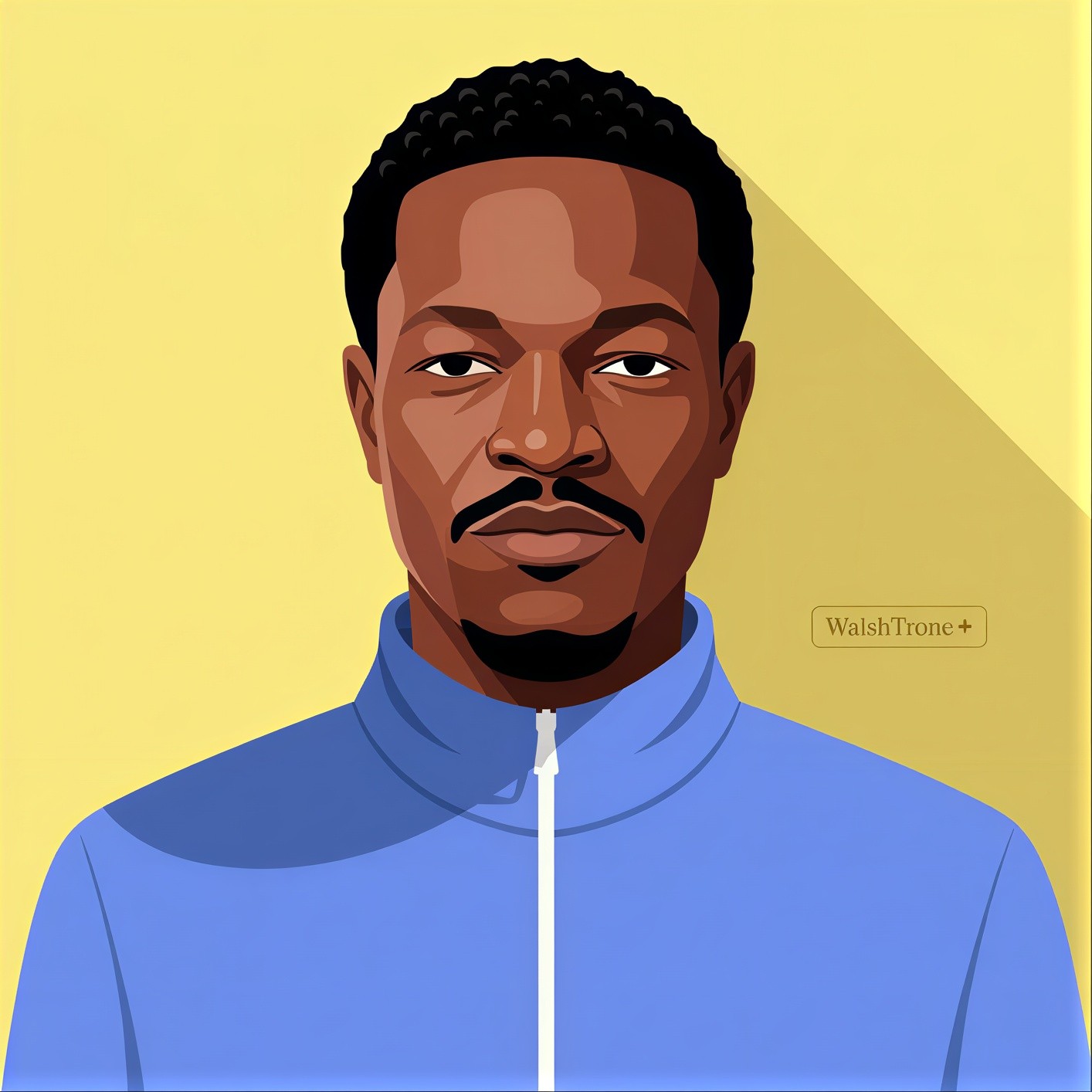Portrait of portfolio creator – back view