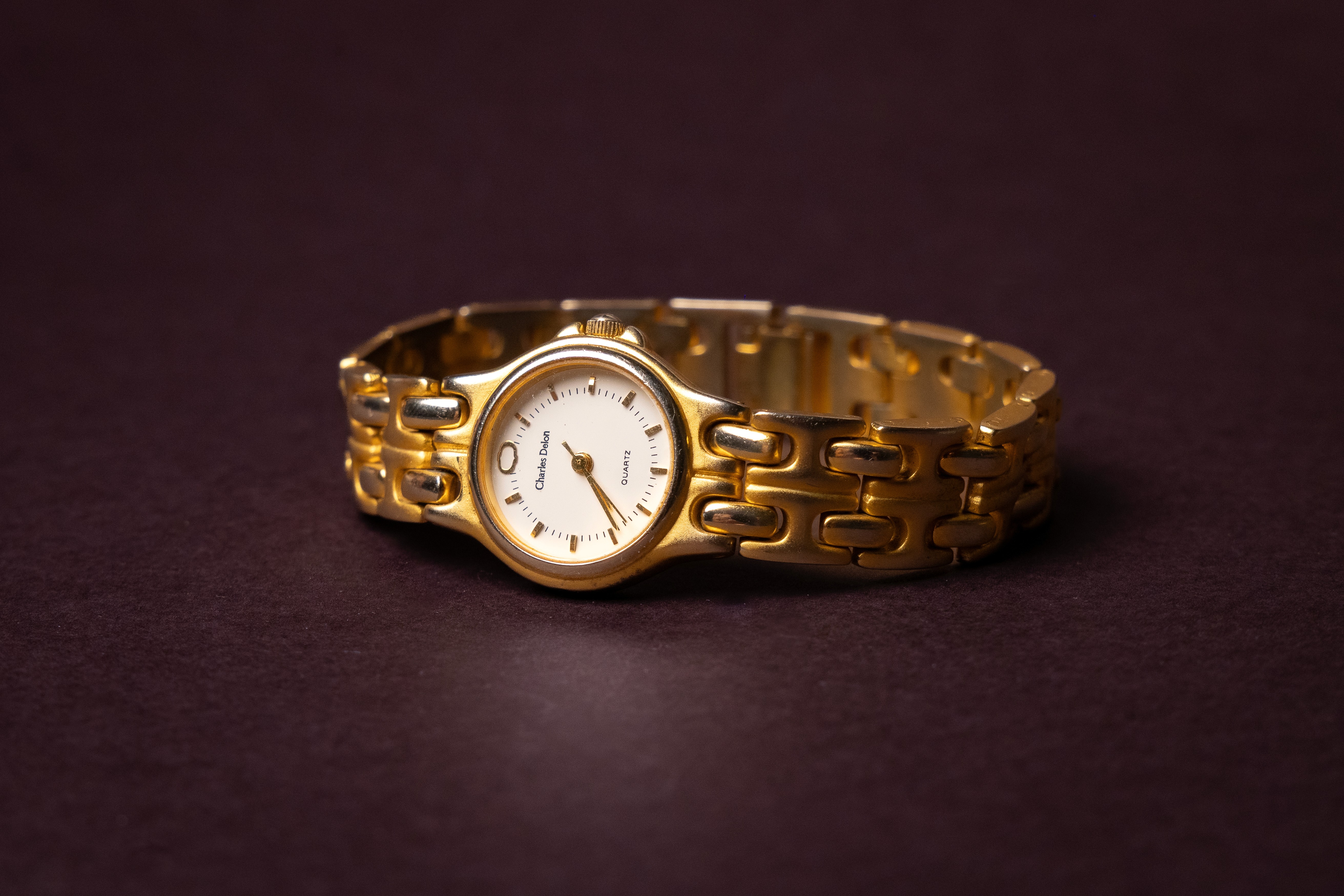 Vintage Charles Delon gold watch