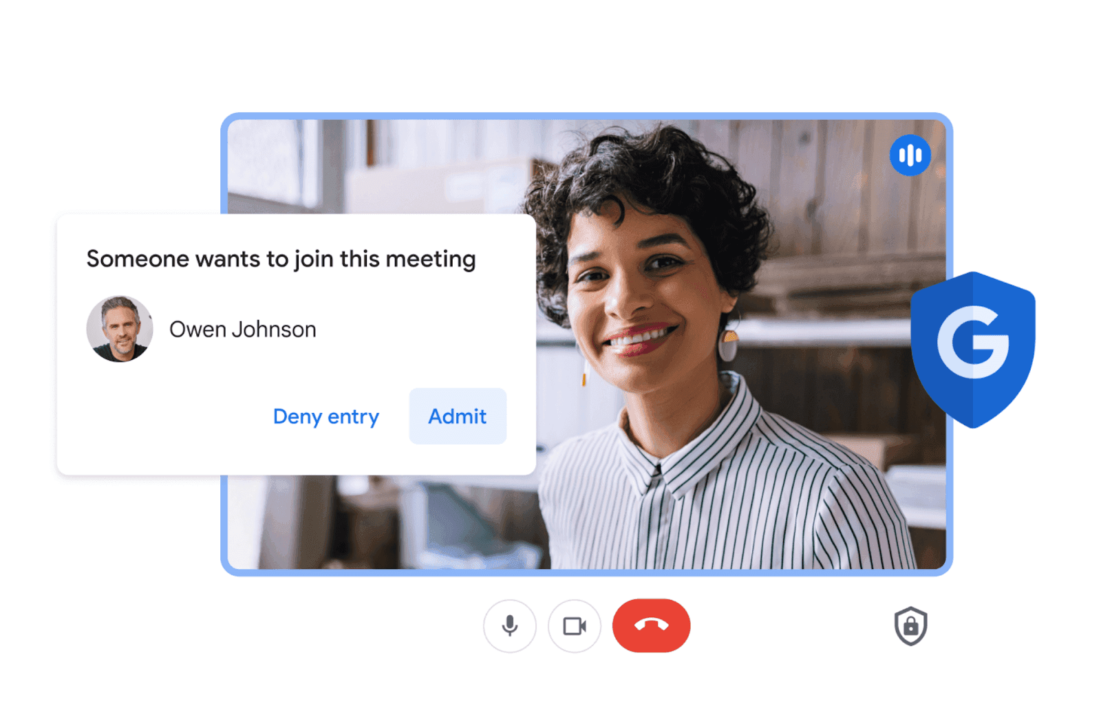 Google Meet security feature