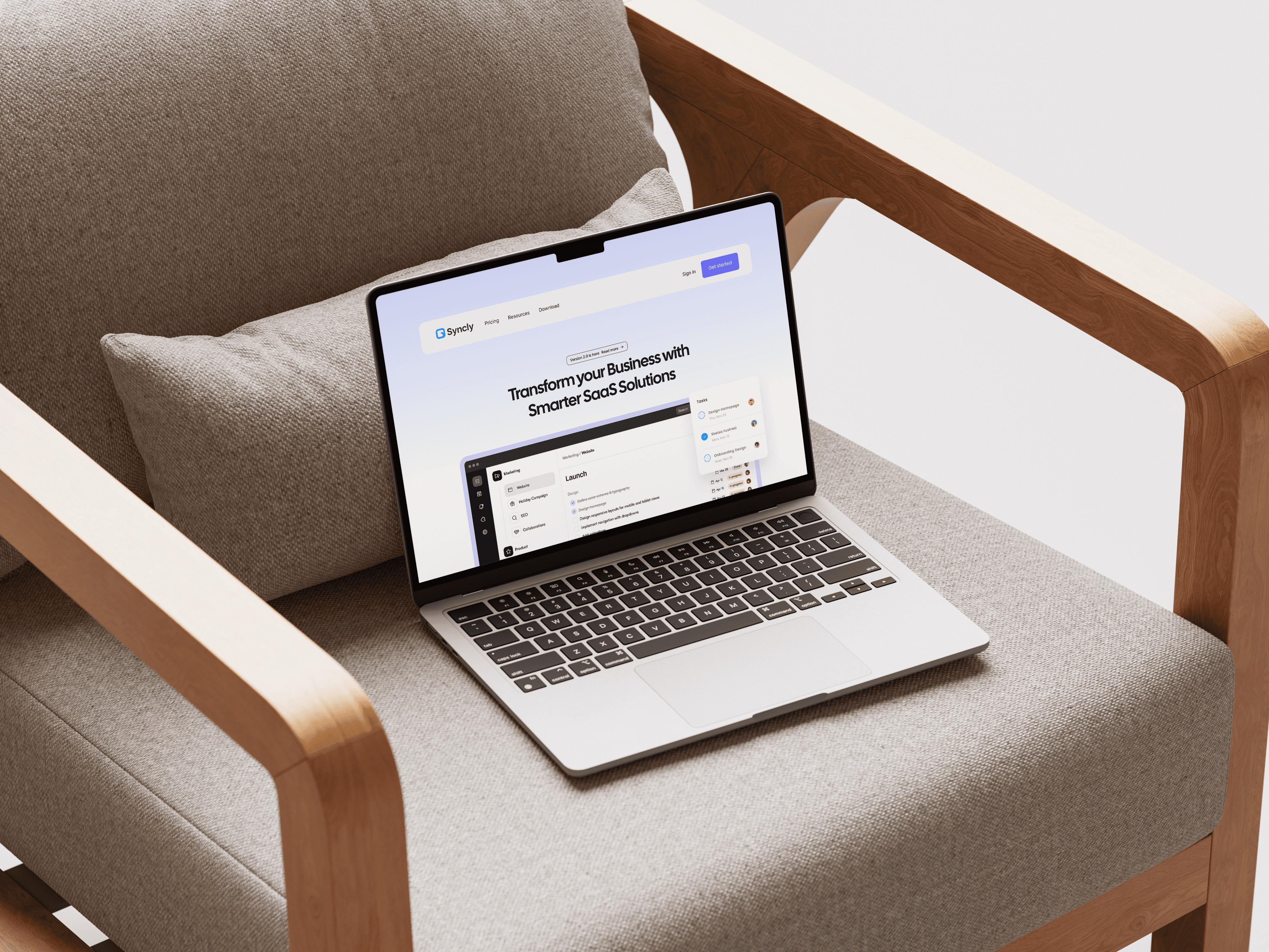 Dashboard Sidebar Close Up