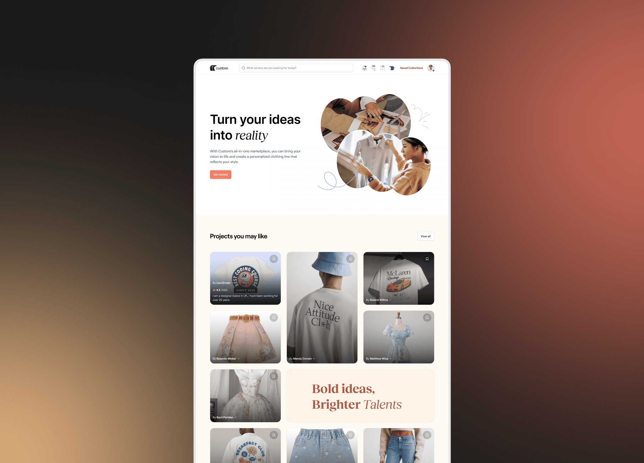 A POD landing page