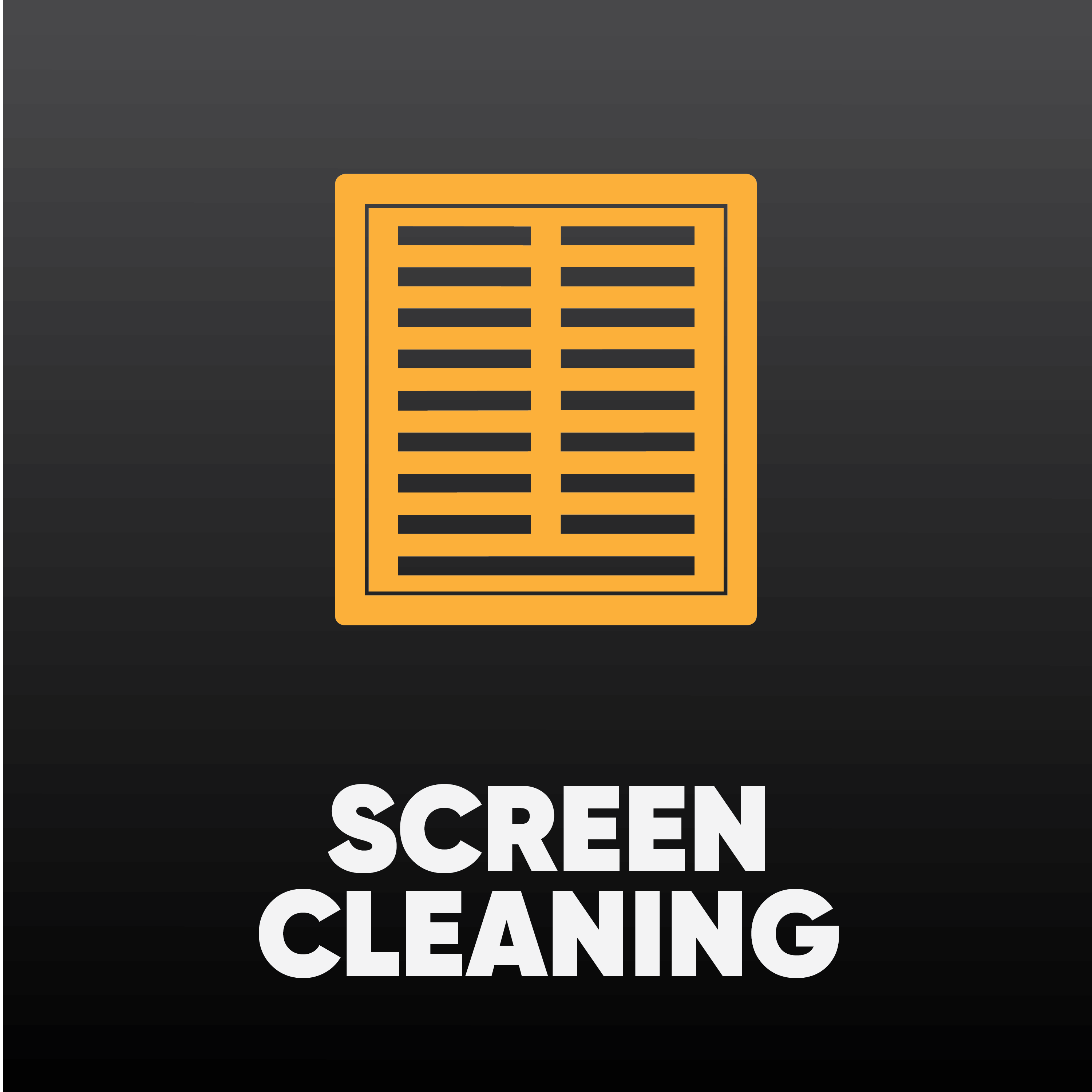 Screen Cleaning
