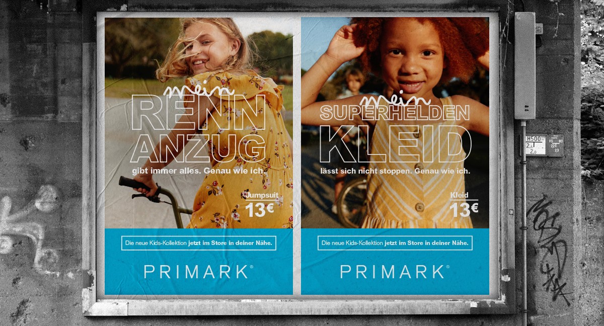 Primark Kids Deutschland Kampagne
