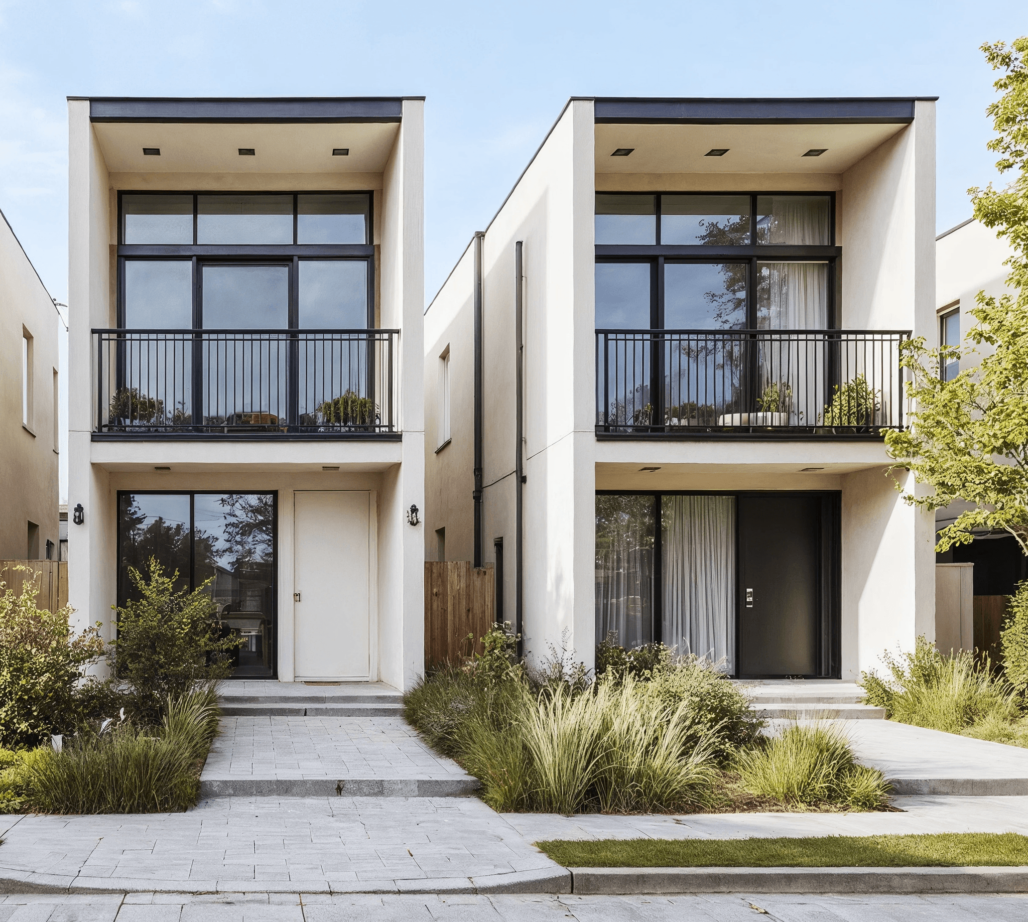 grayscale photo of road during night time