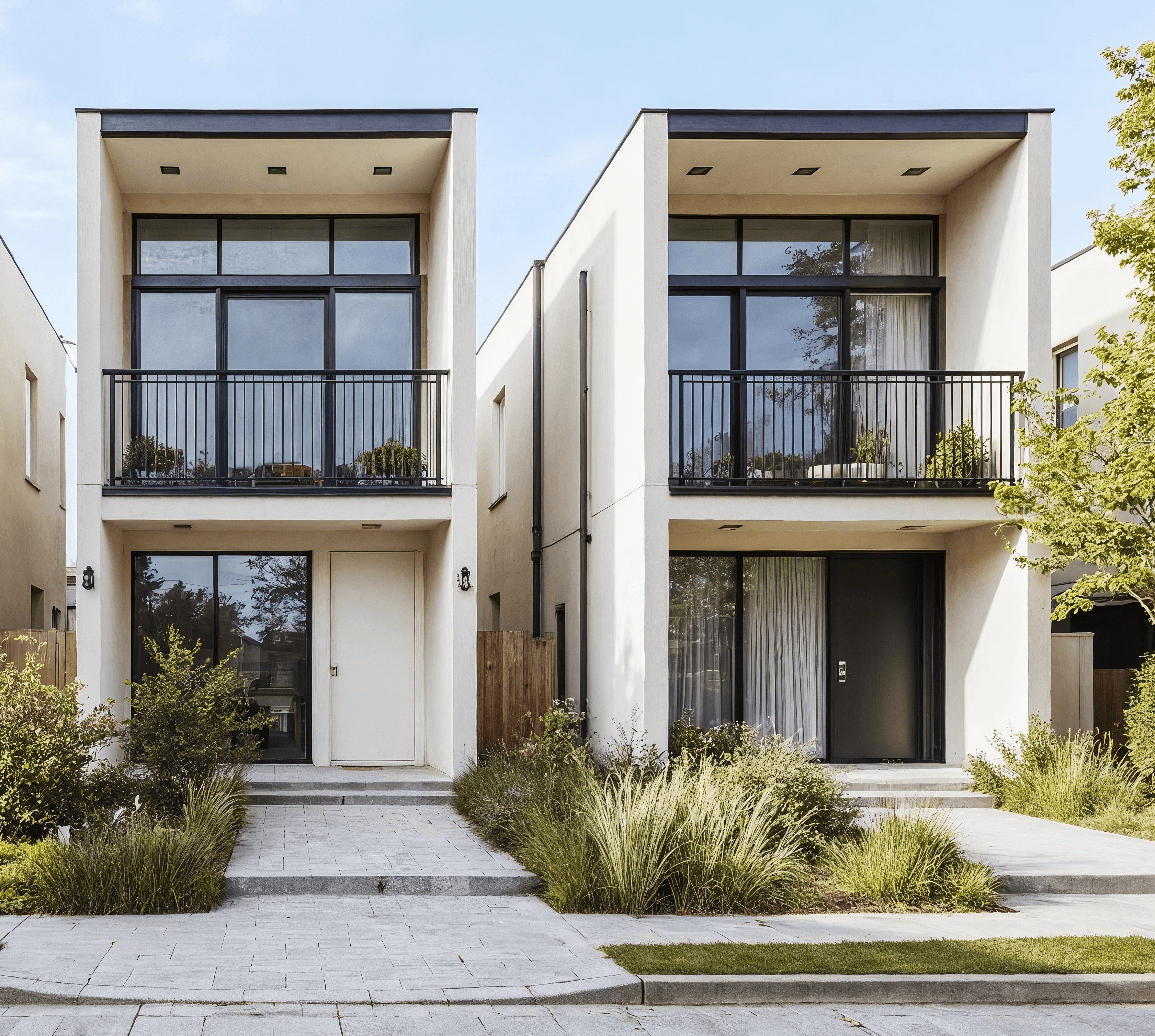 grayscale photo of road during night time