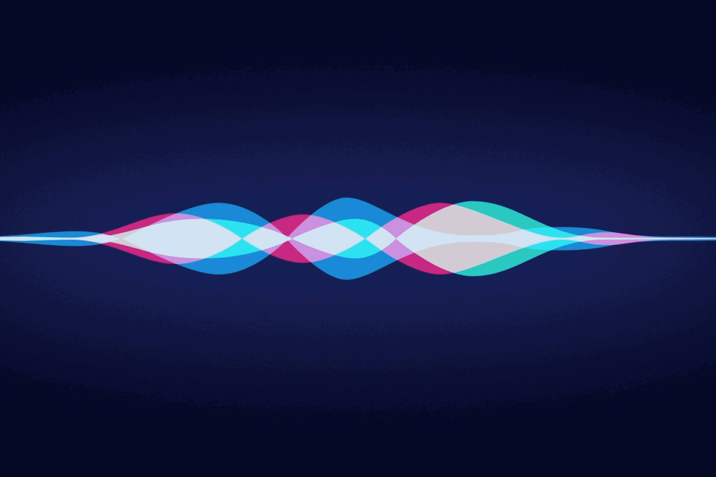 A graphic image showing a multicoloured soundwave
