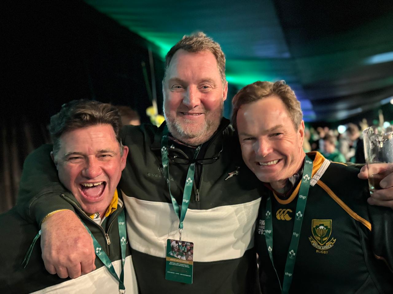 Image of eben etzebeth on stage at an eventra group event