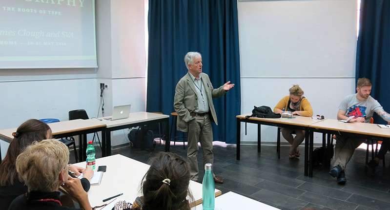 teacher standing in the middle to explain