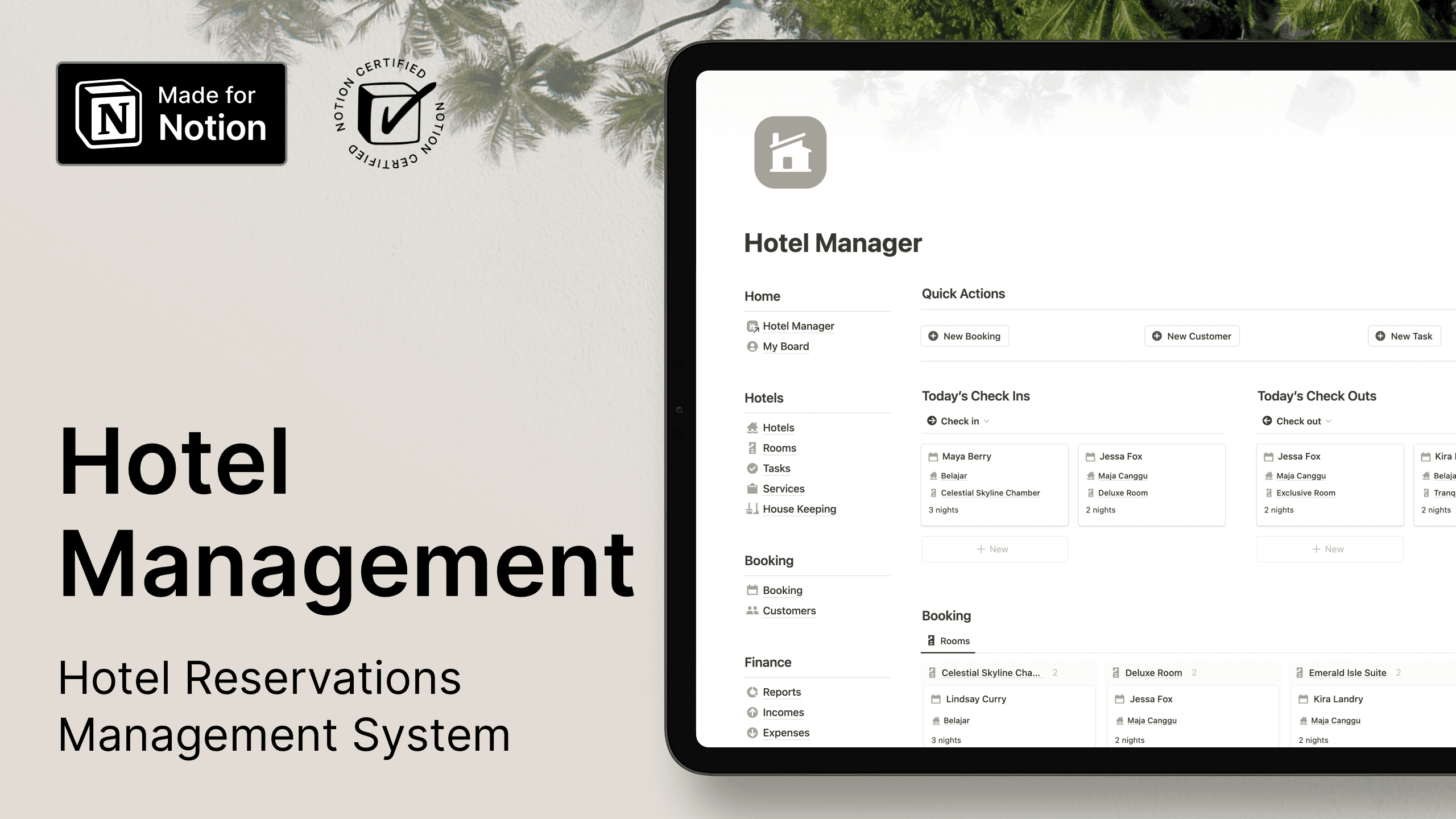Notion Hotel Management