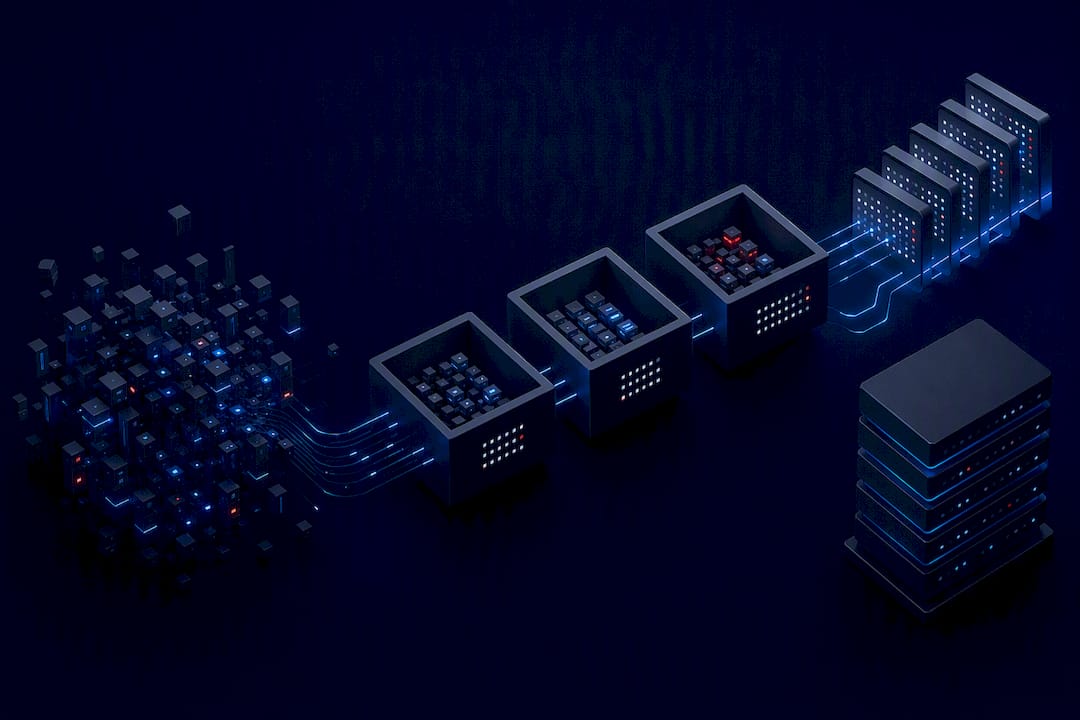 Raw blockchain events becoming normalized API records