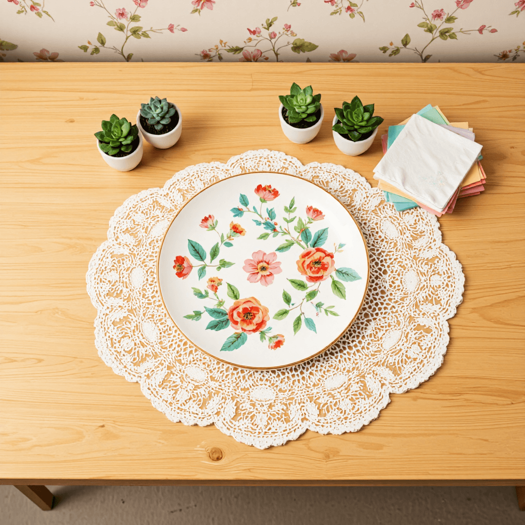 product photography of decorative plate