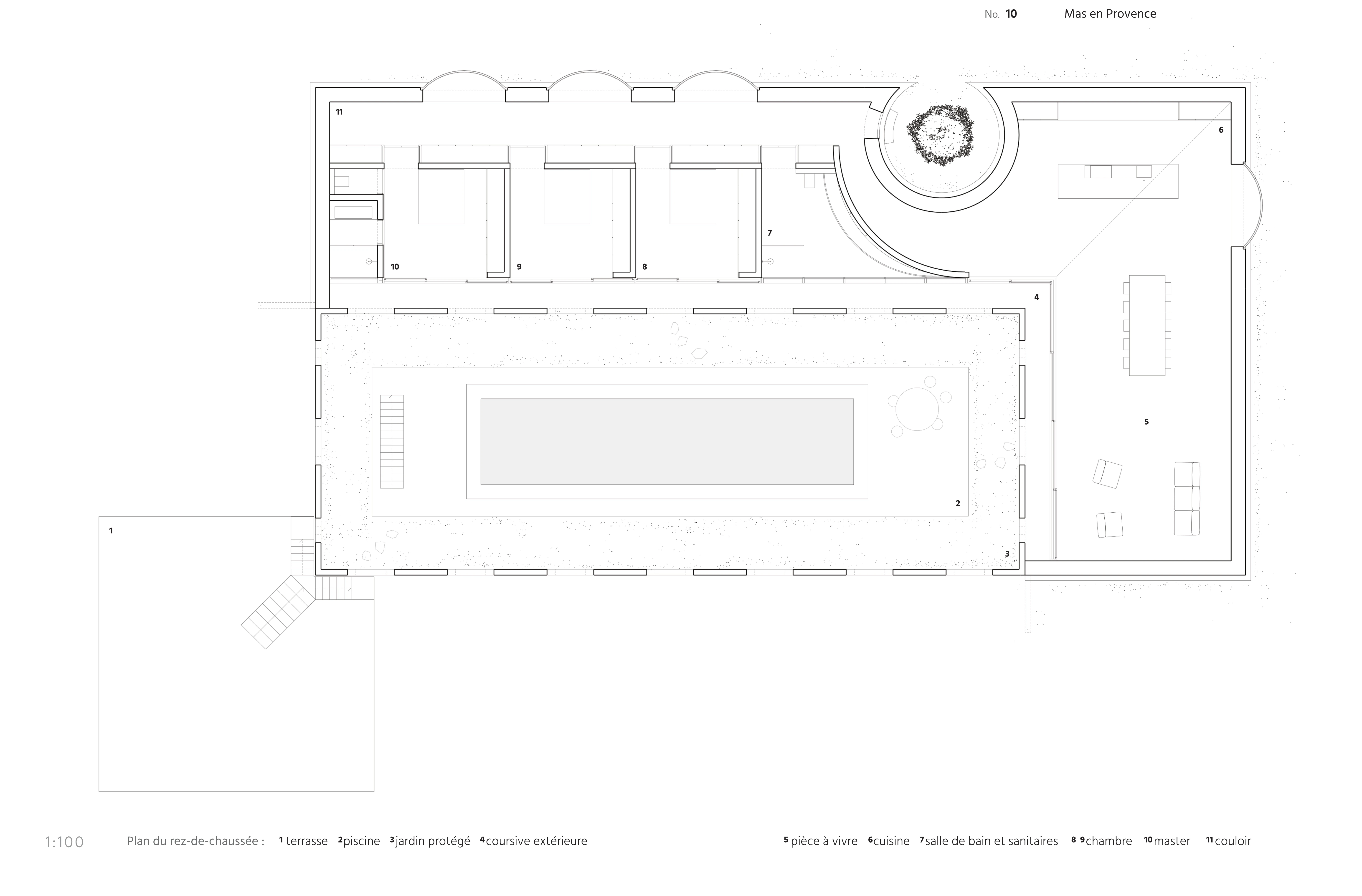 Mas en Provence plan