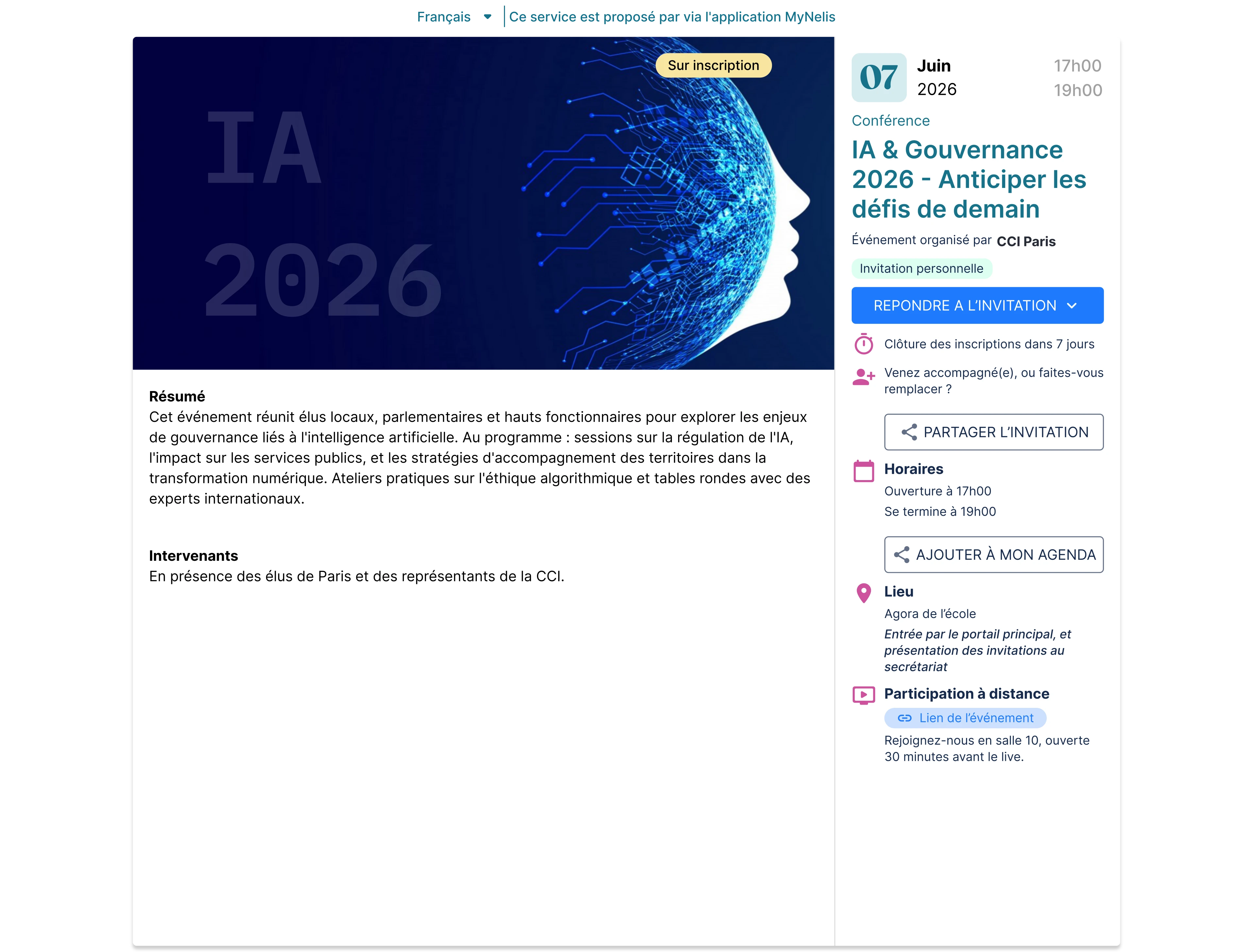 logiciel événementiel enseignement supérieur