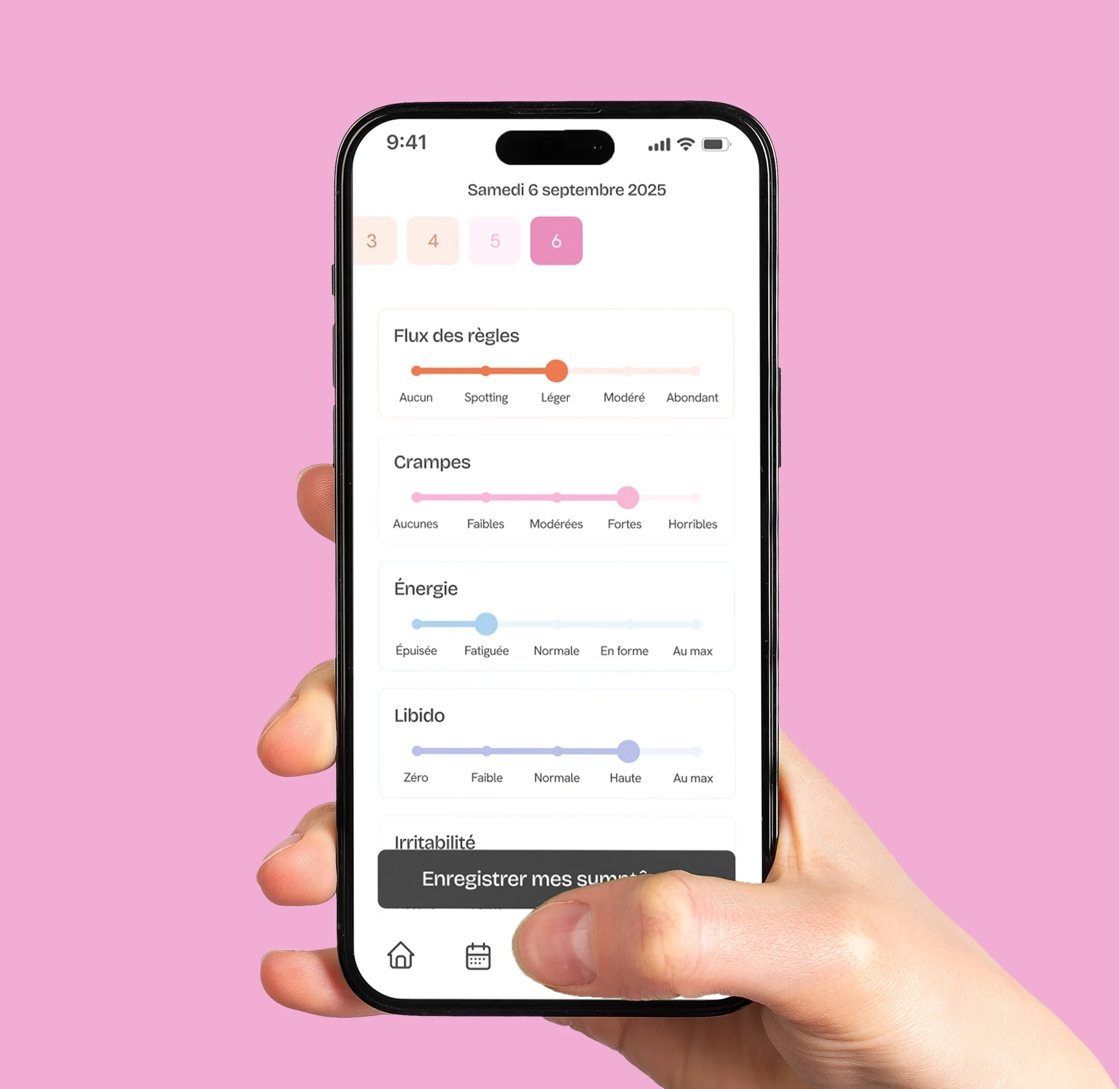 Partage symptomes cycle couple