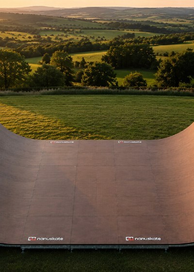 4ft nanuskate expression skateboard ramp center